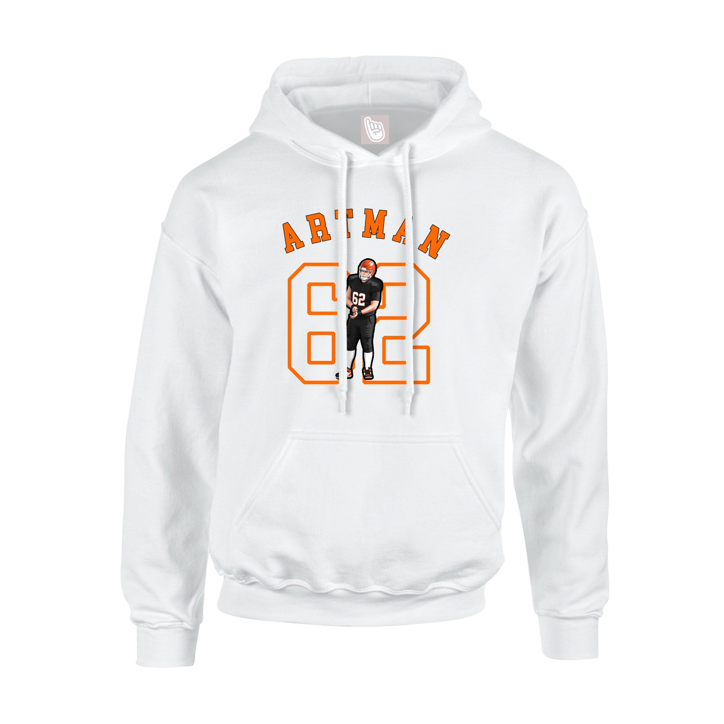 Hoodie — Shirsey Arch in White