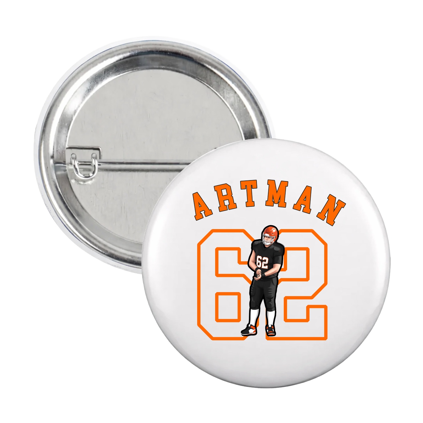 Game Day Button — Shirsey Arch in White