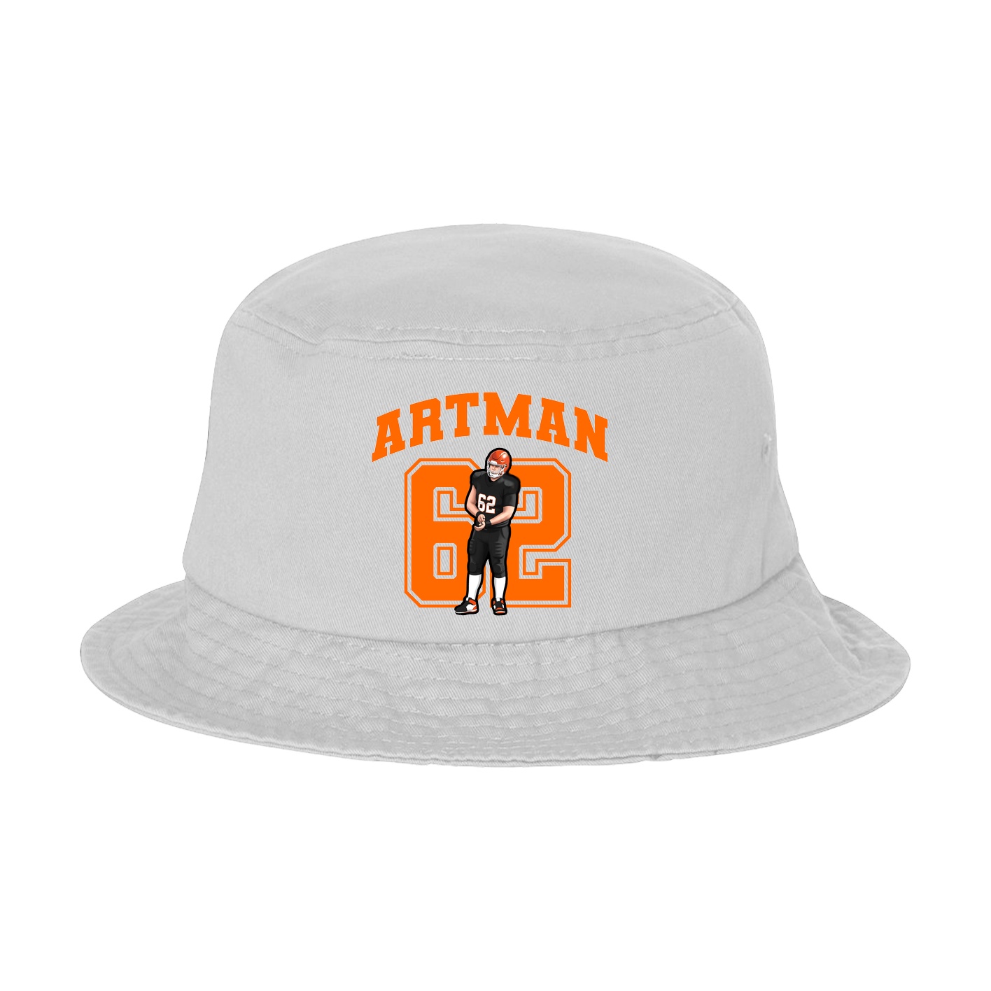 Bucket Cap — Number in White