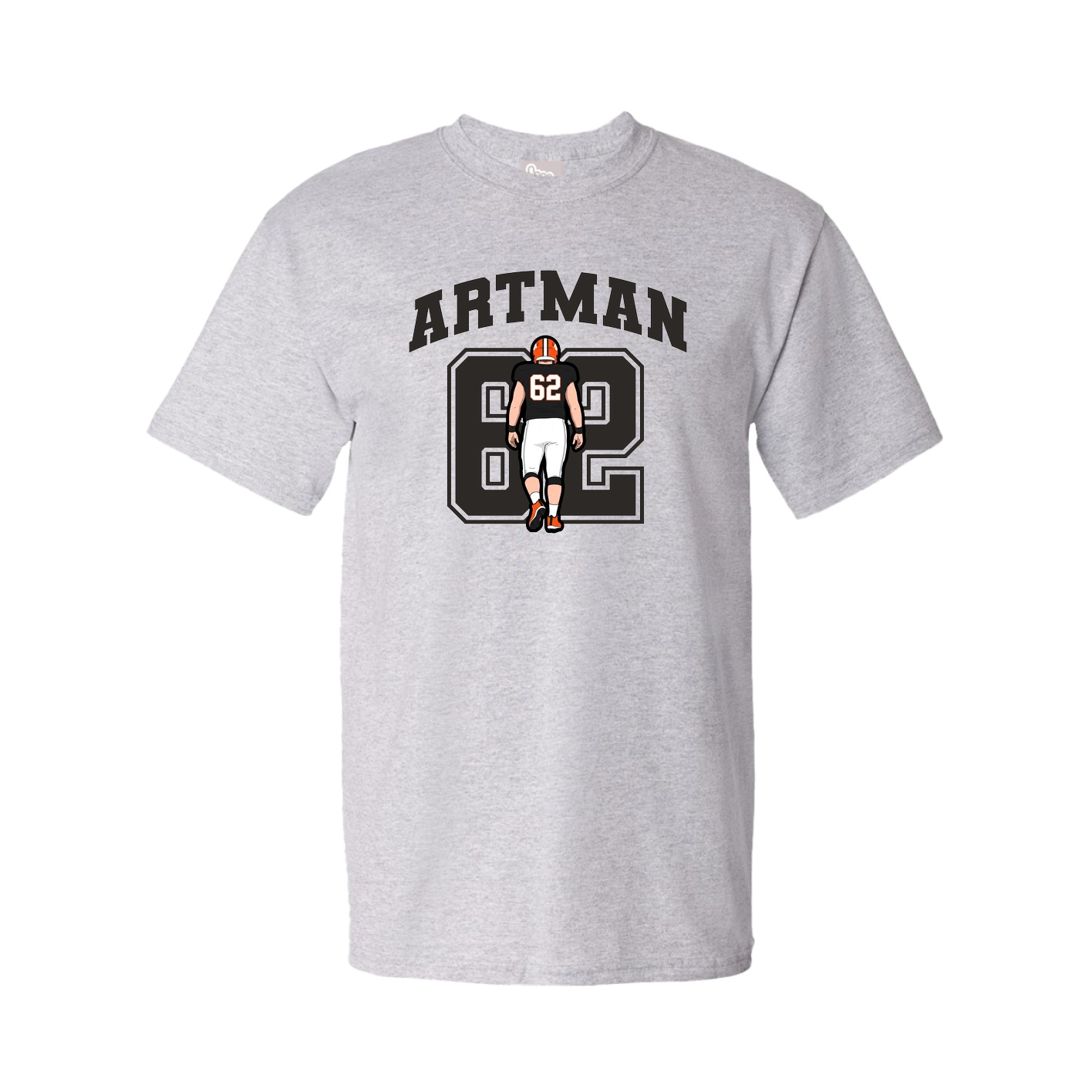 Youth Tee — Number in Grey