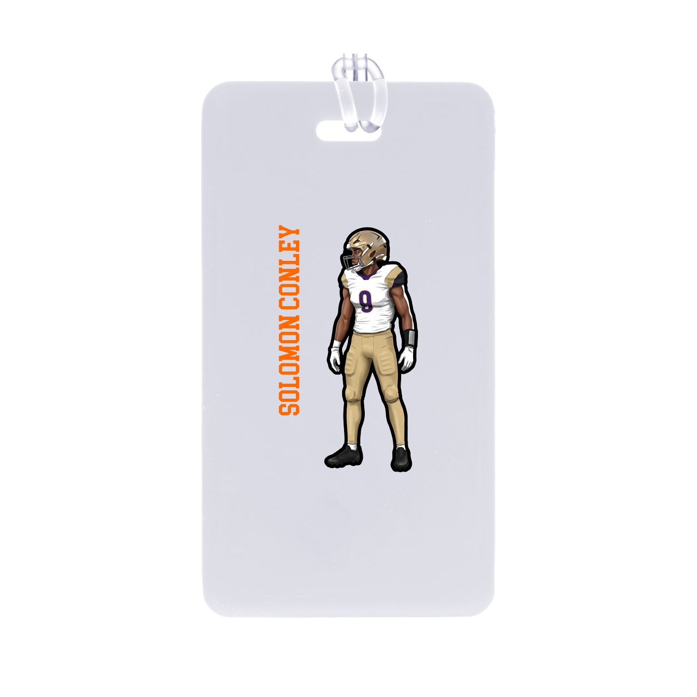 Bag Tag — Name Vertical in Classic