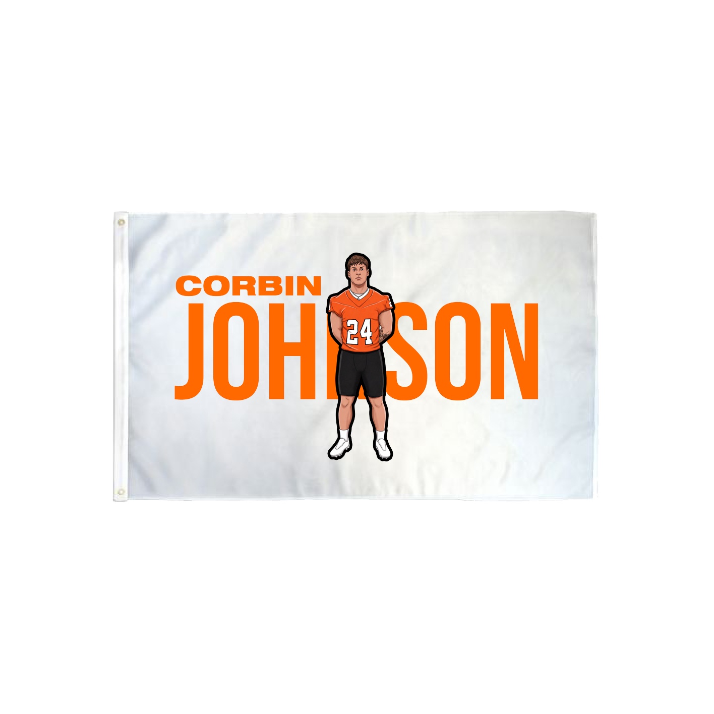 3x5 Flag — Player Name in Classic