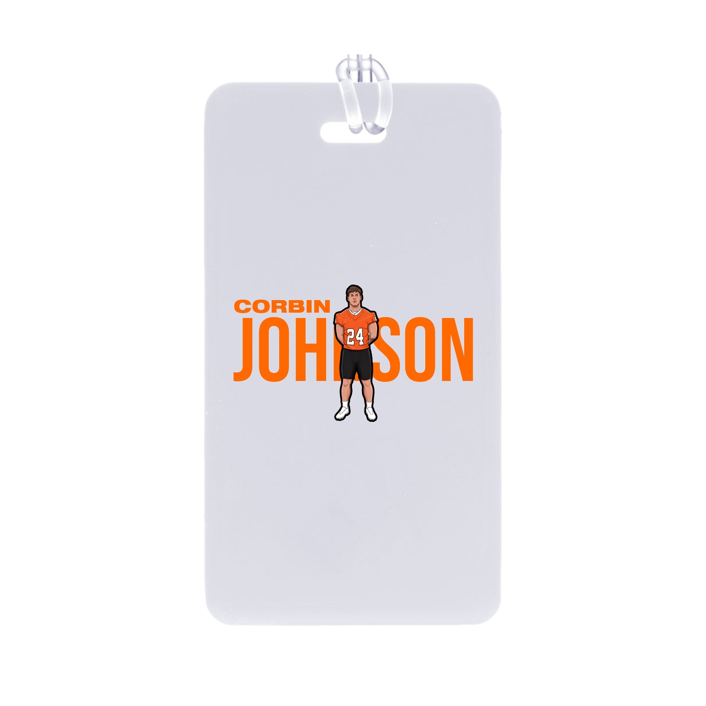 Bag Tag — Player Name in Classic