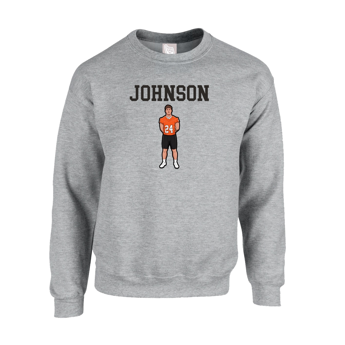 Fleece Crew — Shirsey in Grey