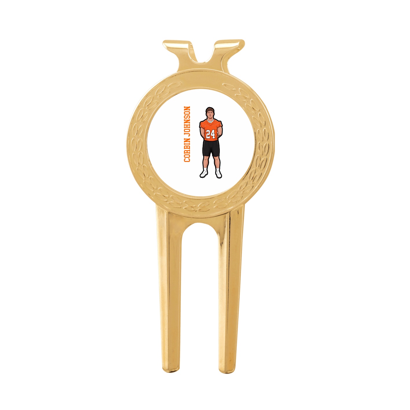 Divot Tool with Ball Marker — Name Vertical in Classic