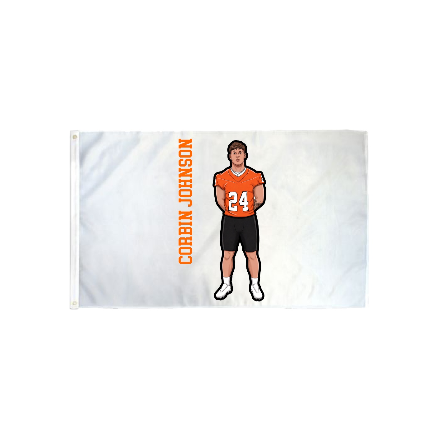 3x5 Flag — Name Vertical in Classic