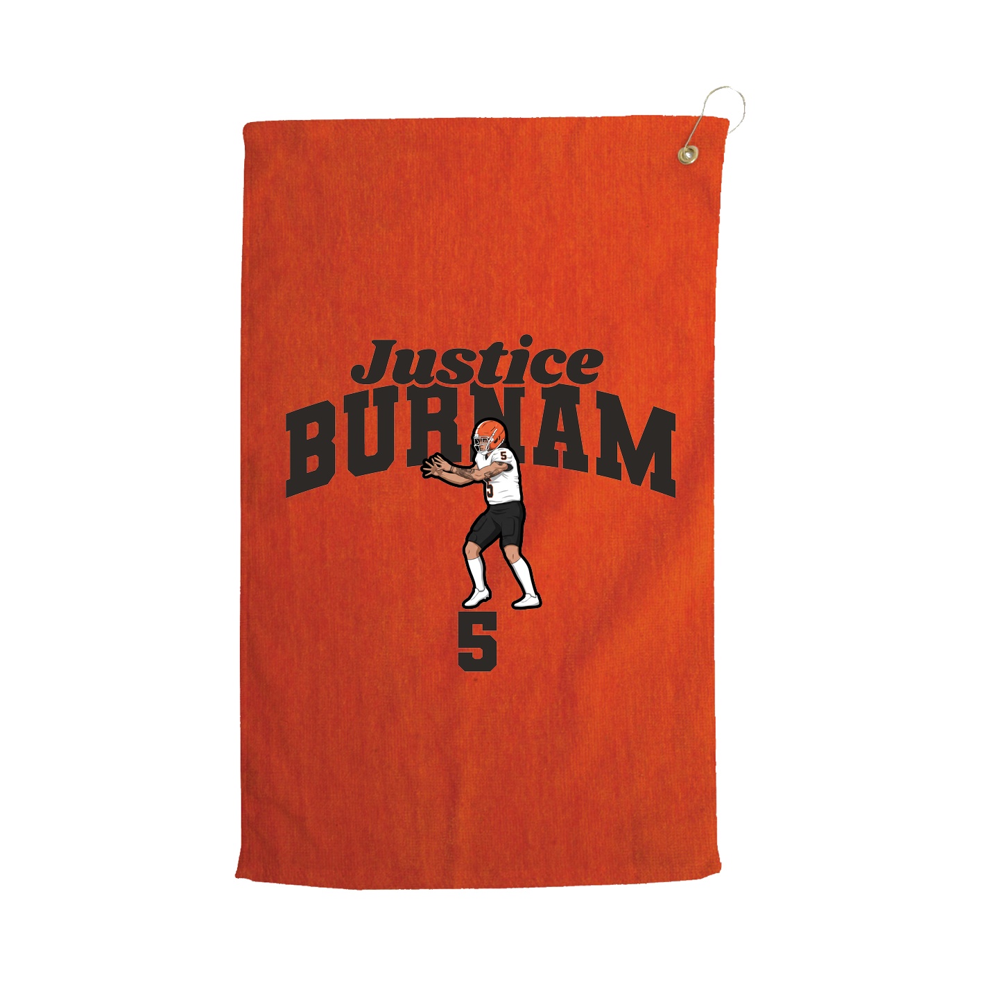 Golf Towel — Signature Arch in Orange