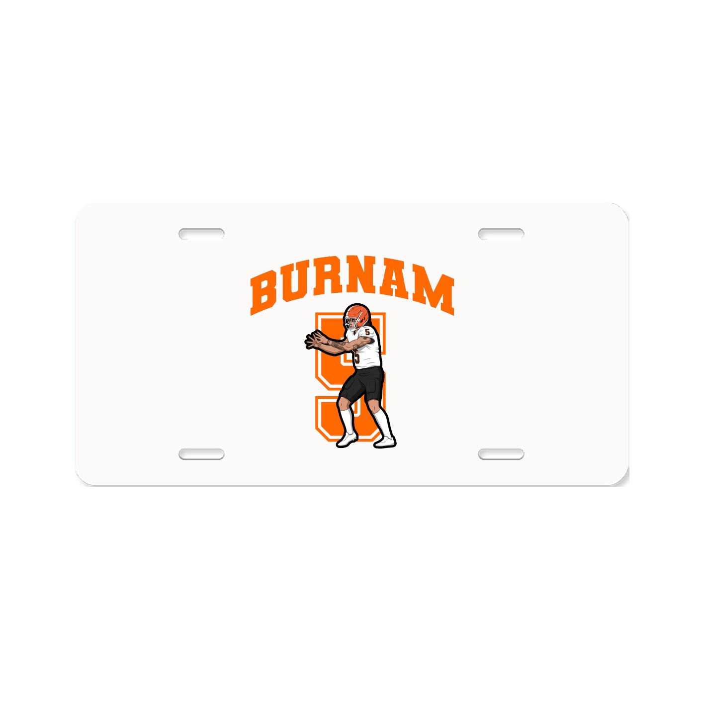 License Plate — Number in Classic