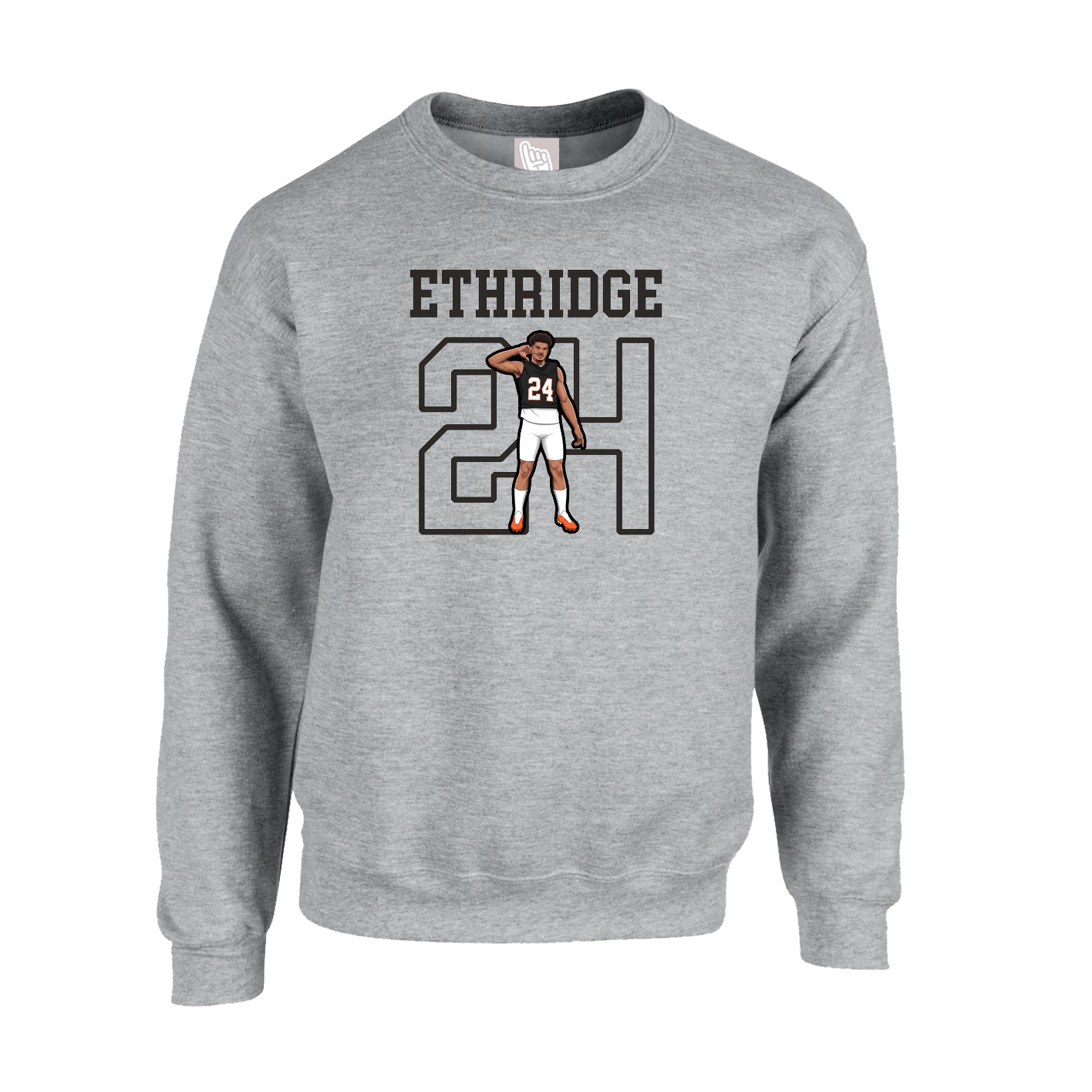 Fleece Crew — Shirsey in Grey