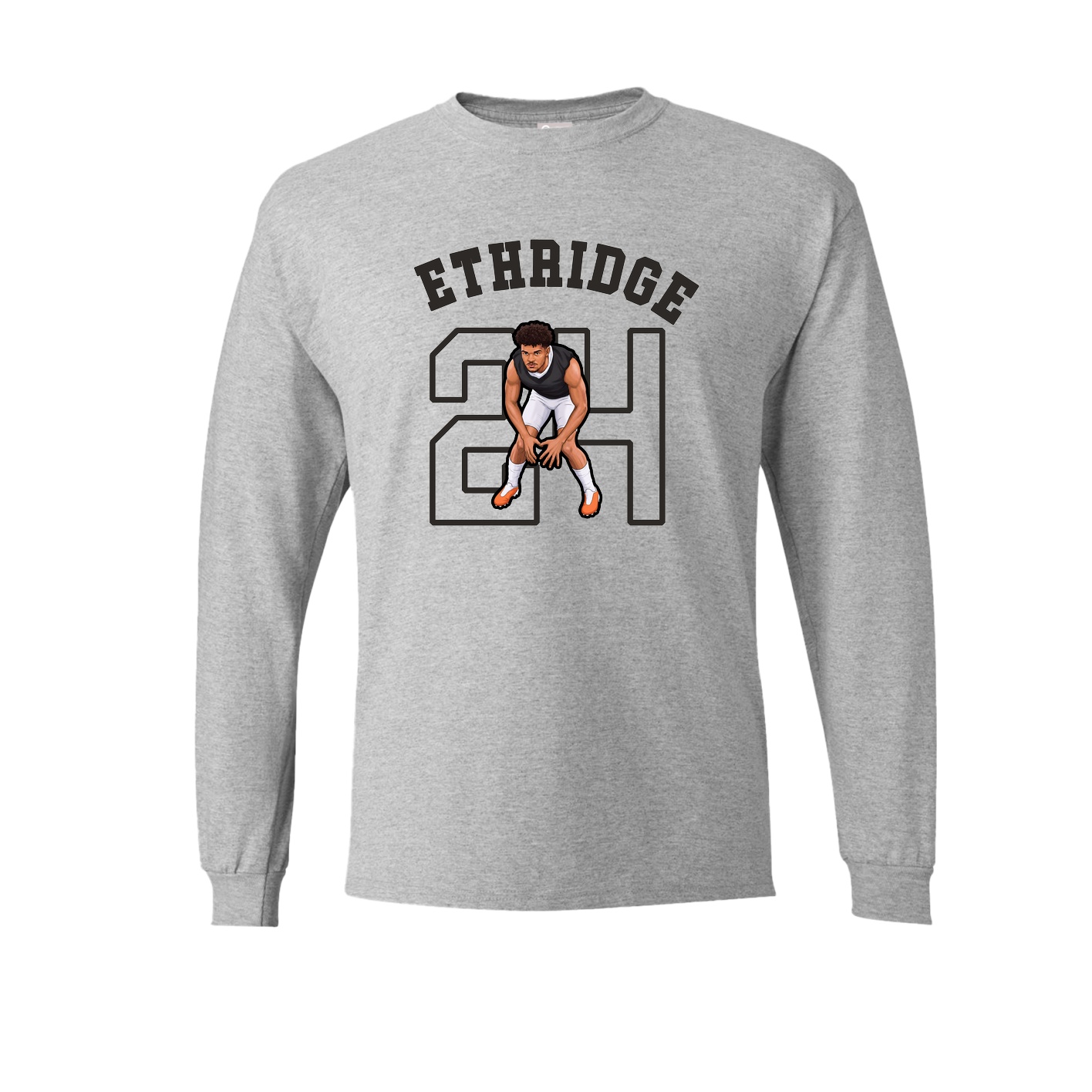 Long Sleeve Tee — Shirsey Arch in Grey
