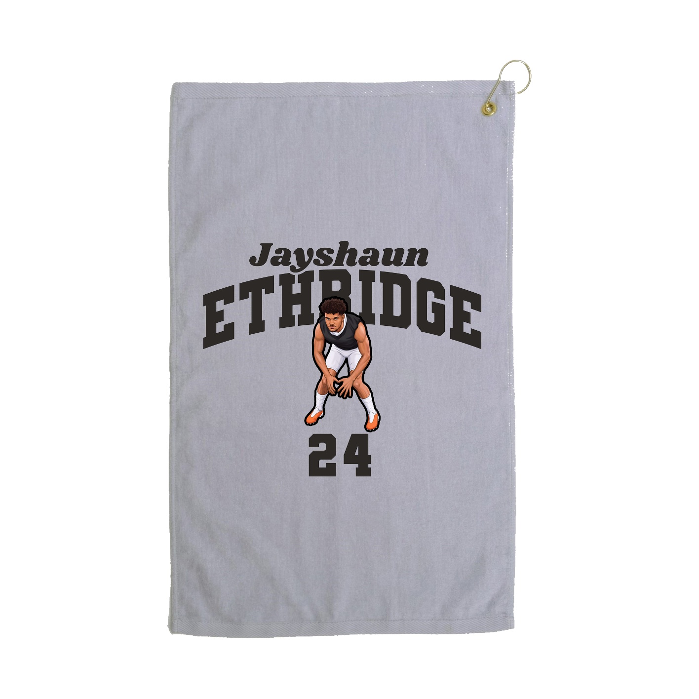 Golf Towel — Signature Arch in Grey