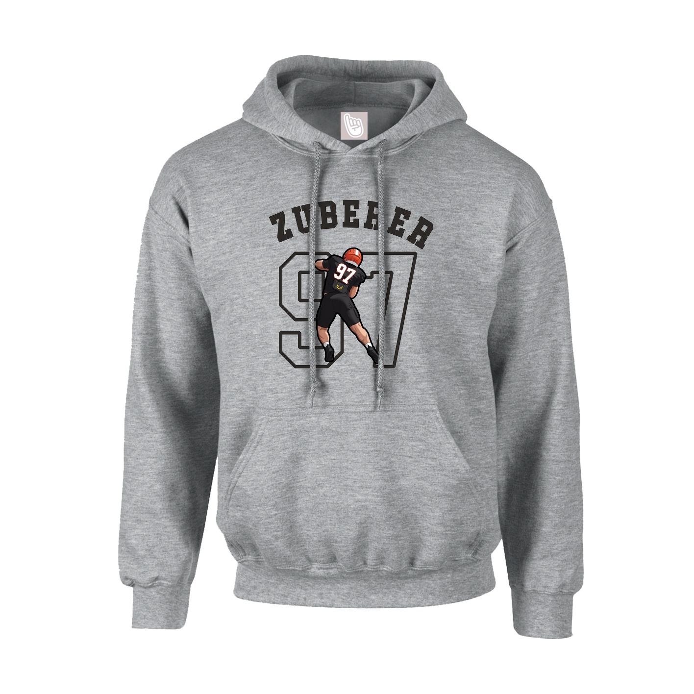 Youth Hoodie — Shirsey Arch in Grey