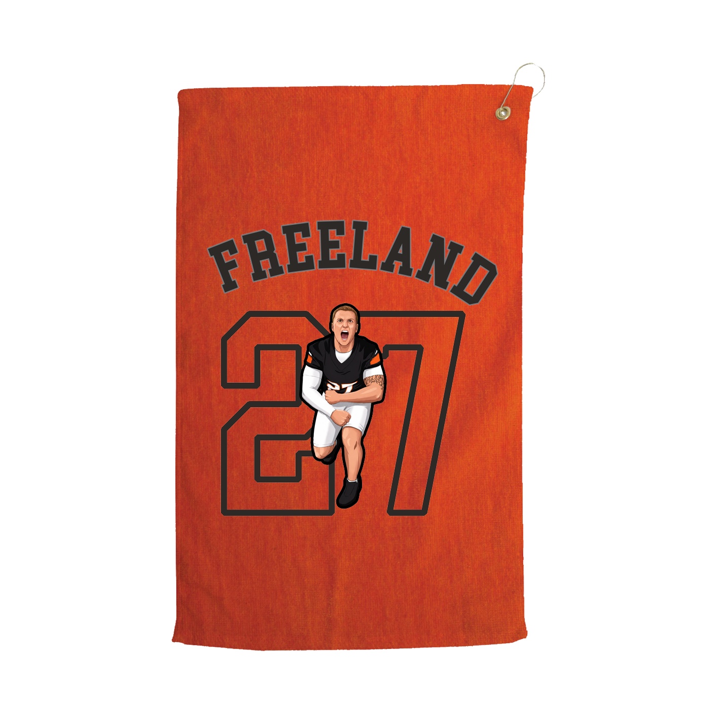 Golf Towel — Shirsey Arch in Orange