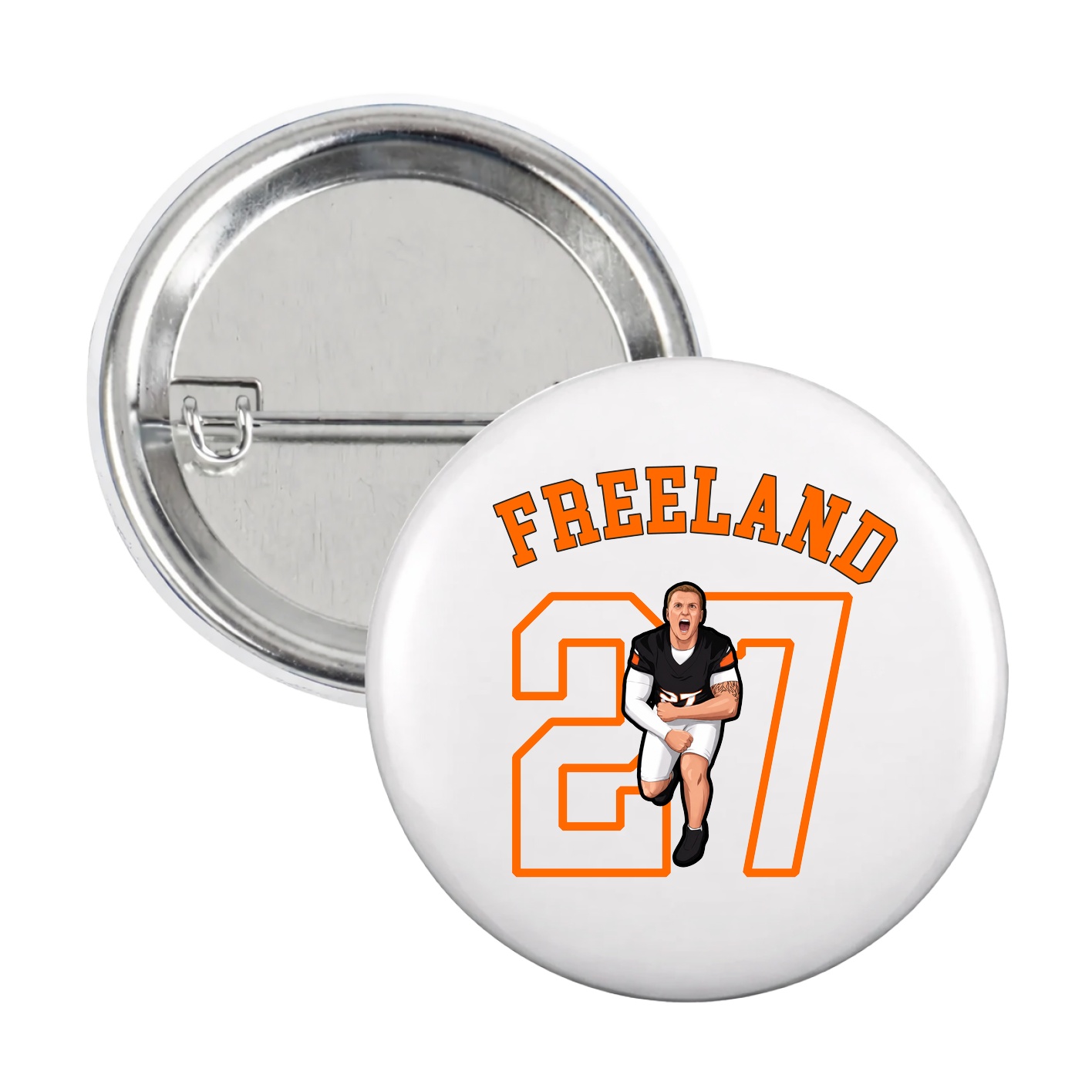 Game Day Button — Shirsey Arch in White