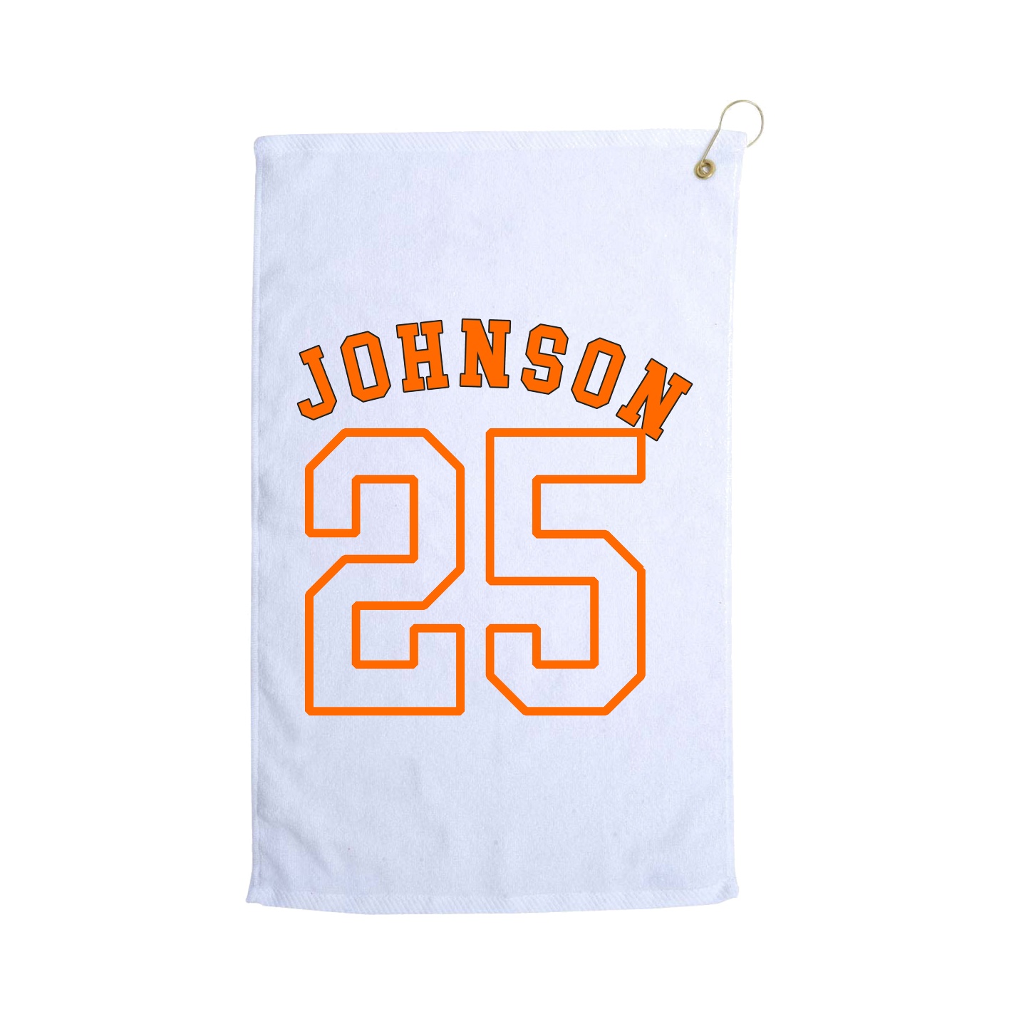 Golf Towel — Shirsey Arch in White