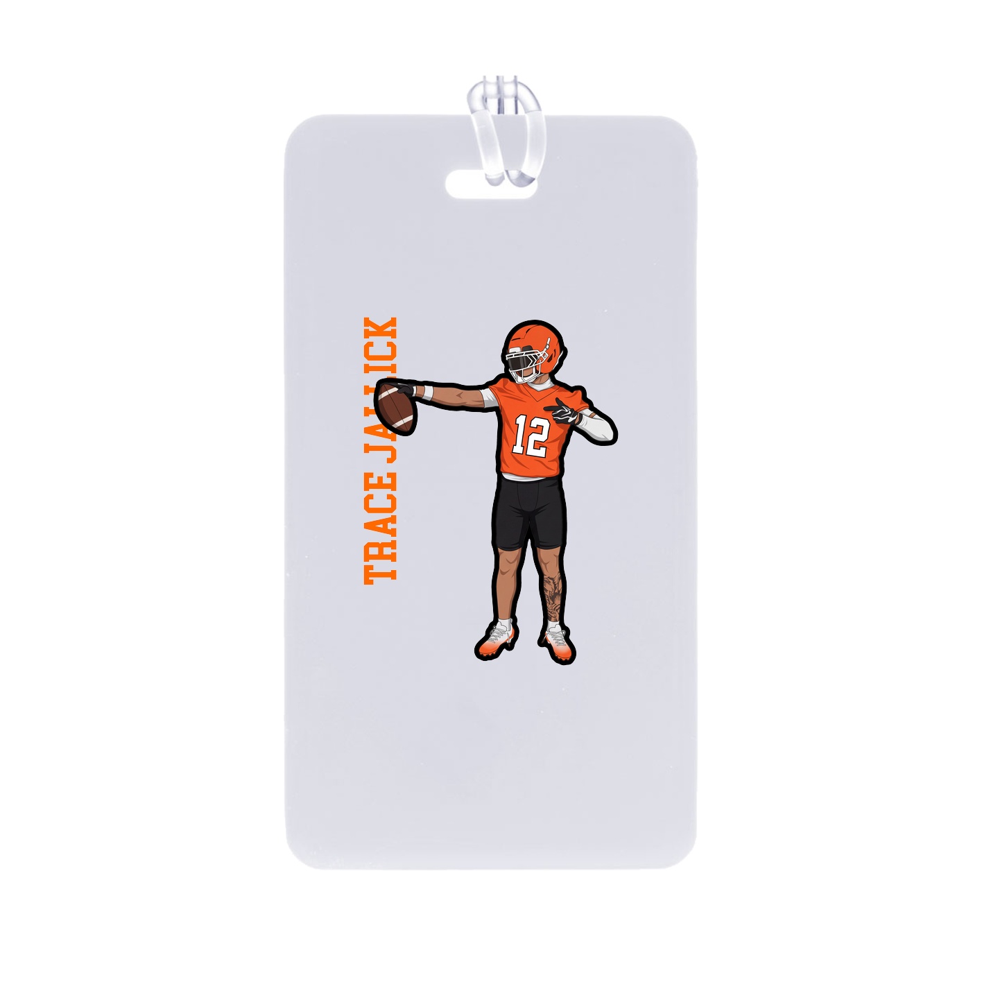 Bag Tag — Name Vertical in Classic