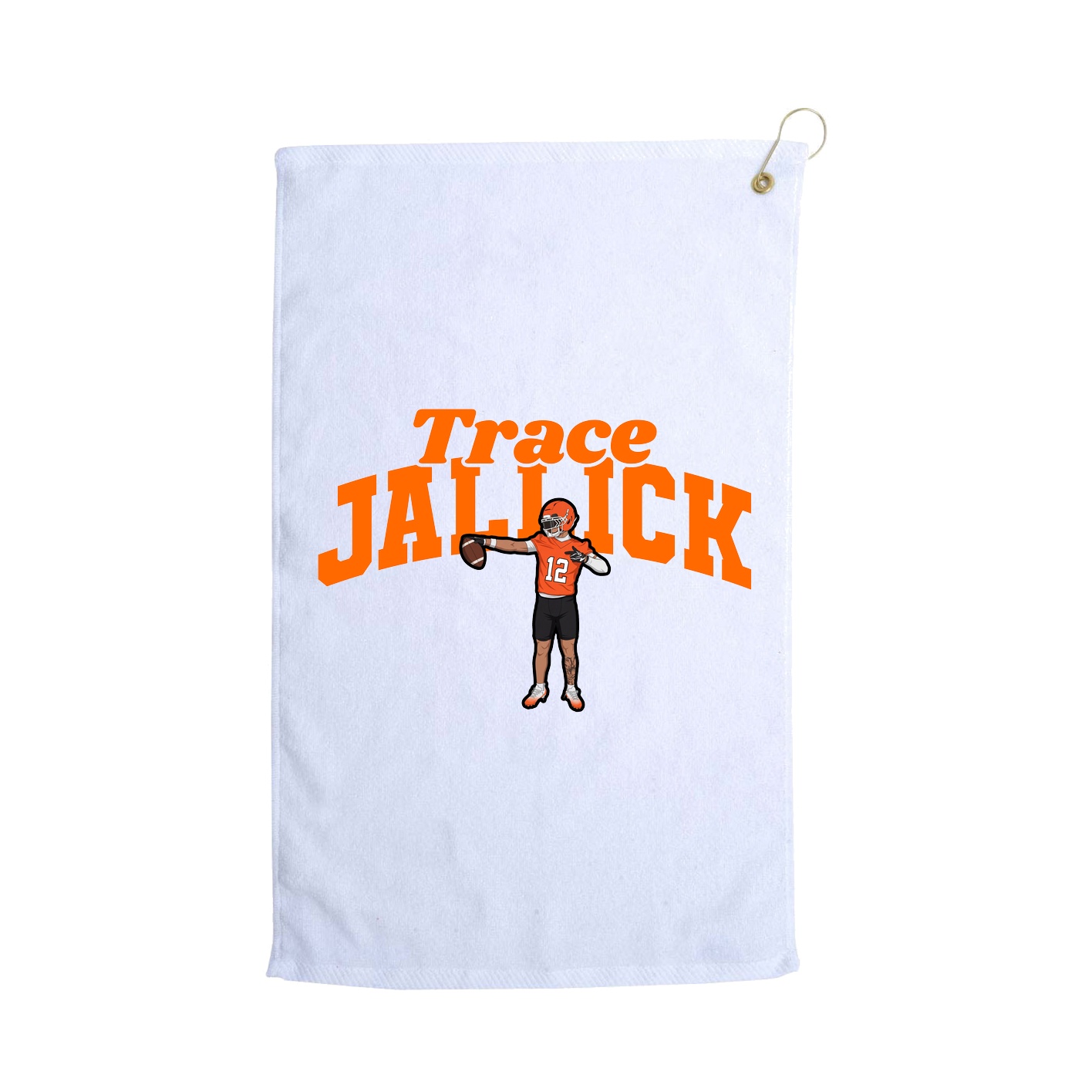 Golf Towel — Signature Arch in White