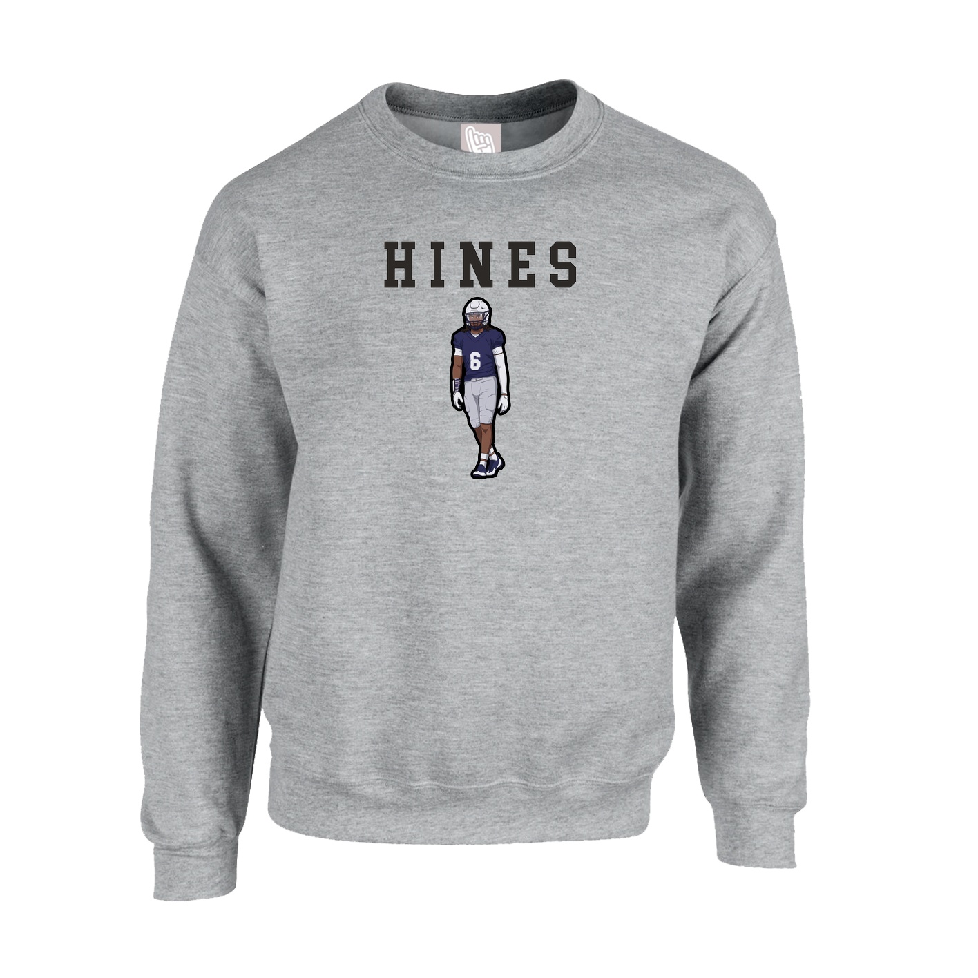Fleece Crew — Shirsey in Grey