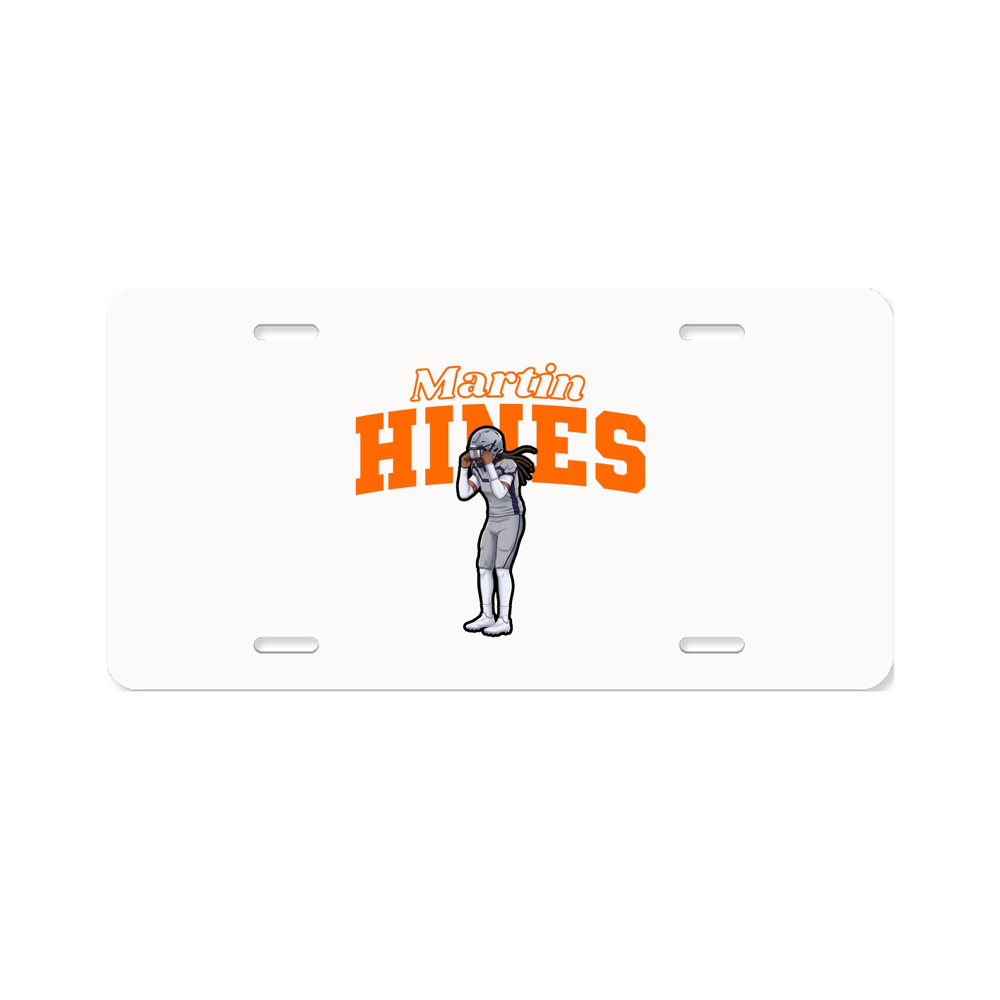 License Plate — Name Arch in Classic