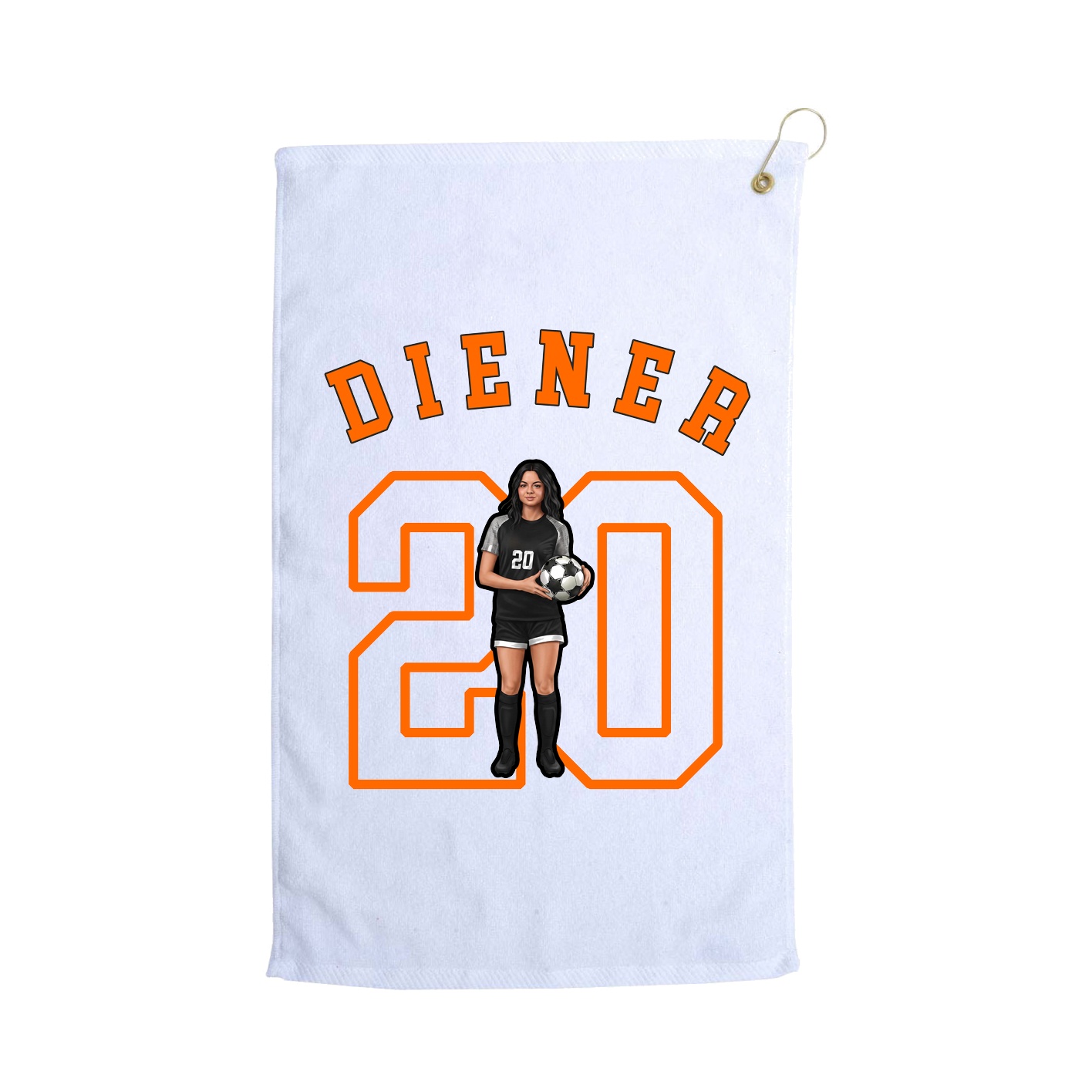 Golf Towel — Shirsey Arch in White