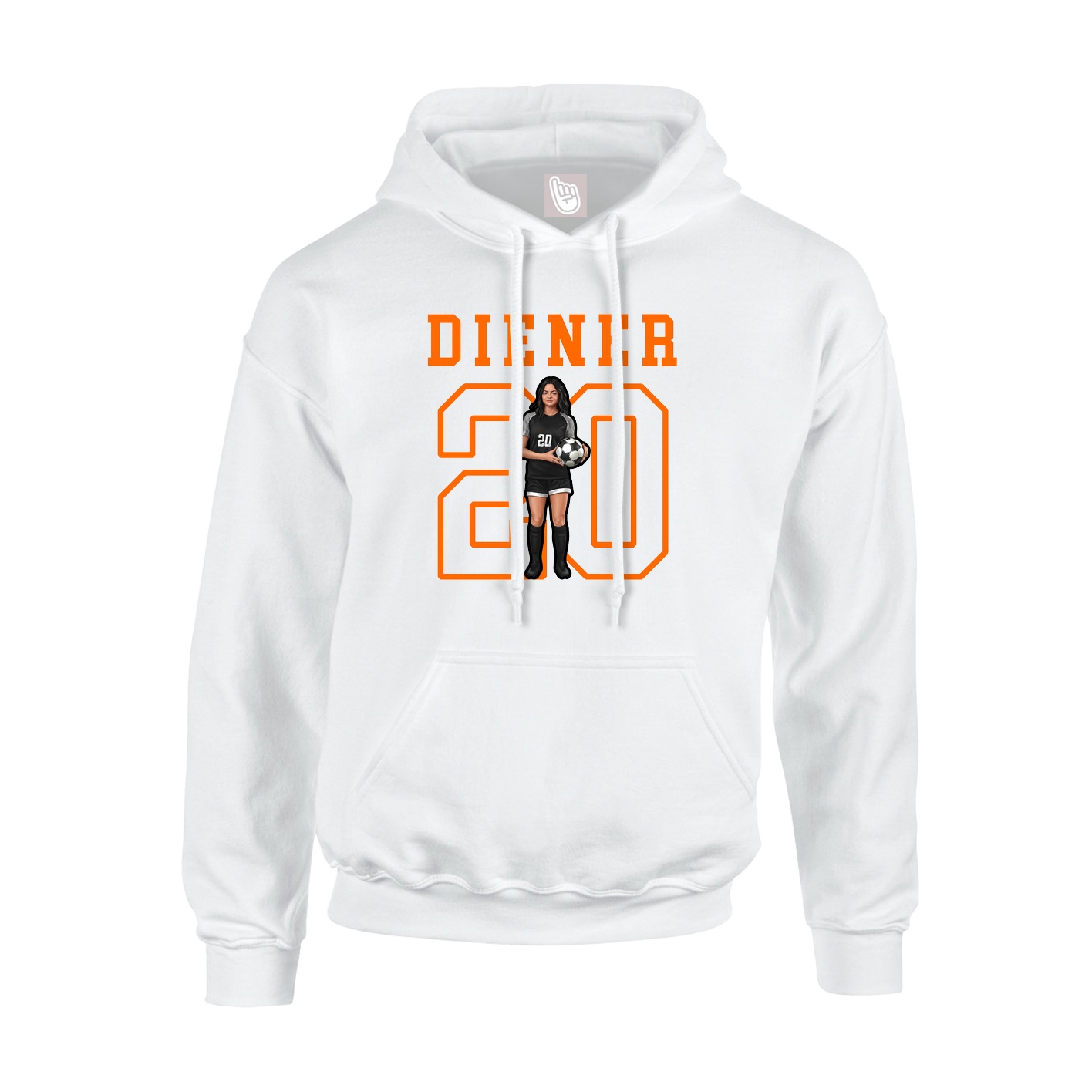 Youth Hoodie — Shirsey in White