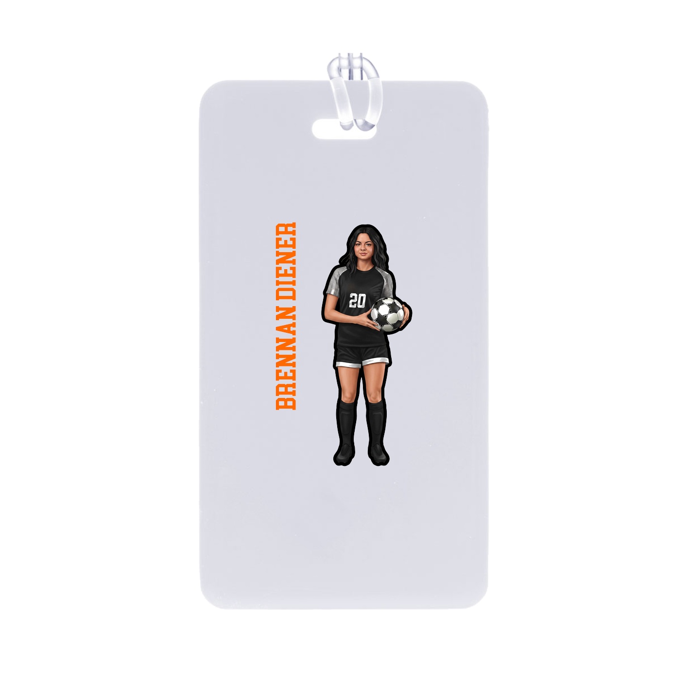 Bag Tag — Name Vertical in Classic