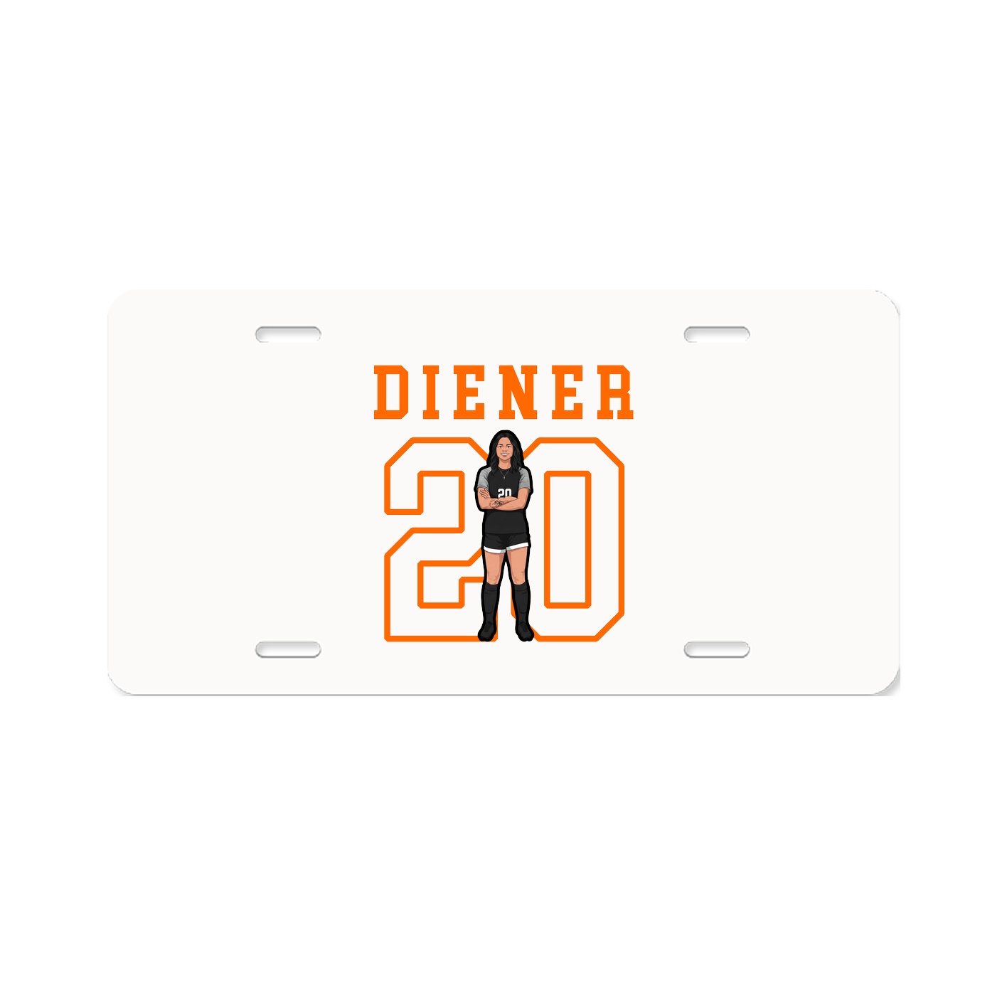 License Plate — Shirsey in Classic