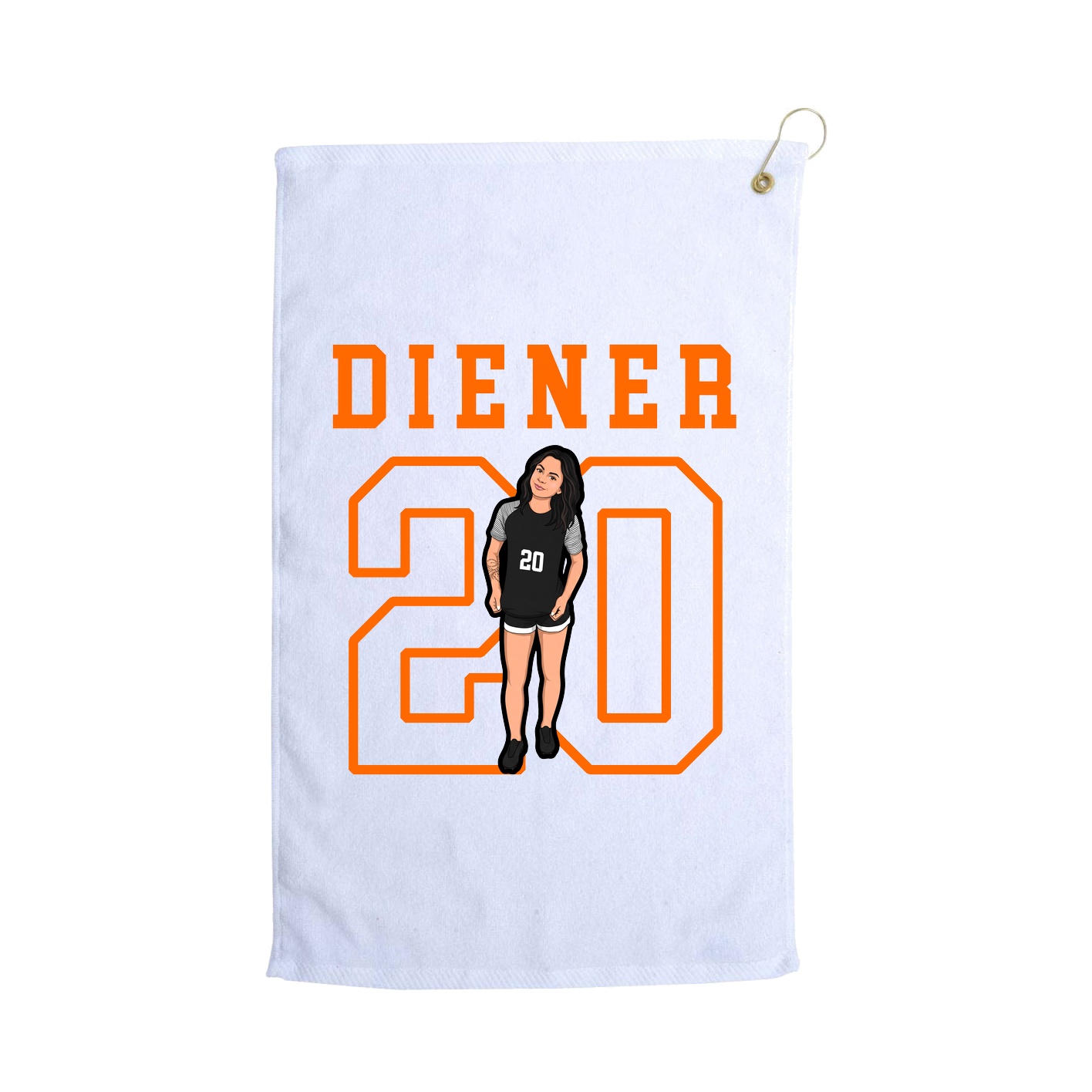 Golf Towel — Shirsey in White