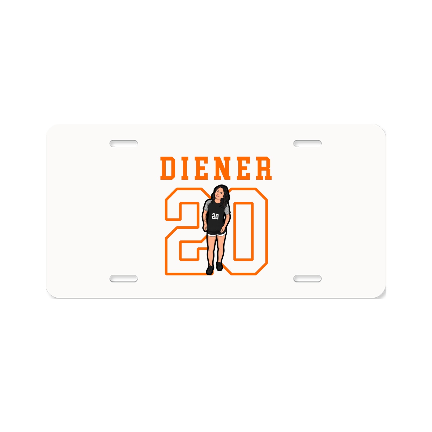 License Plate — Shirsey in Classic