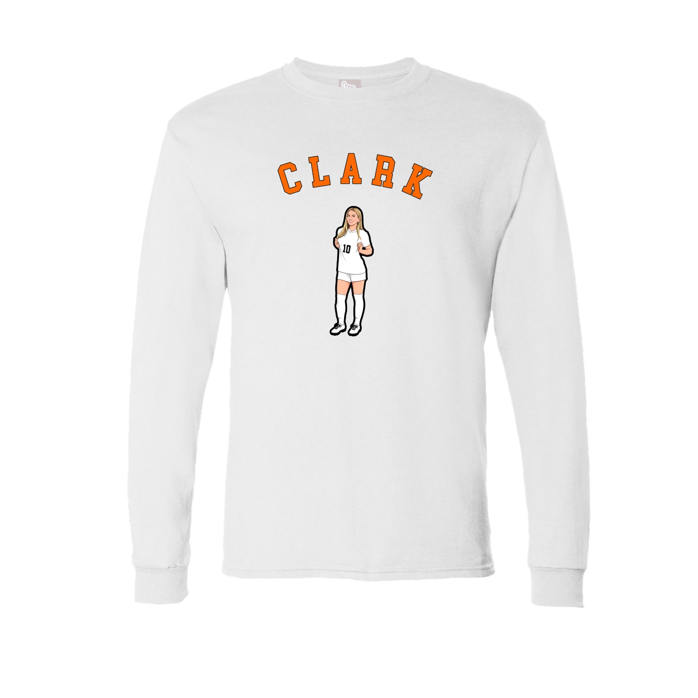 Long Sleeve Tee — Shirsey Arch in White