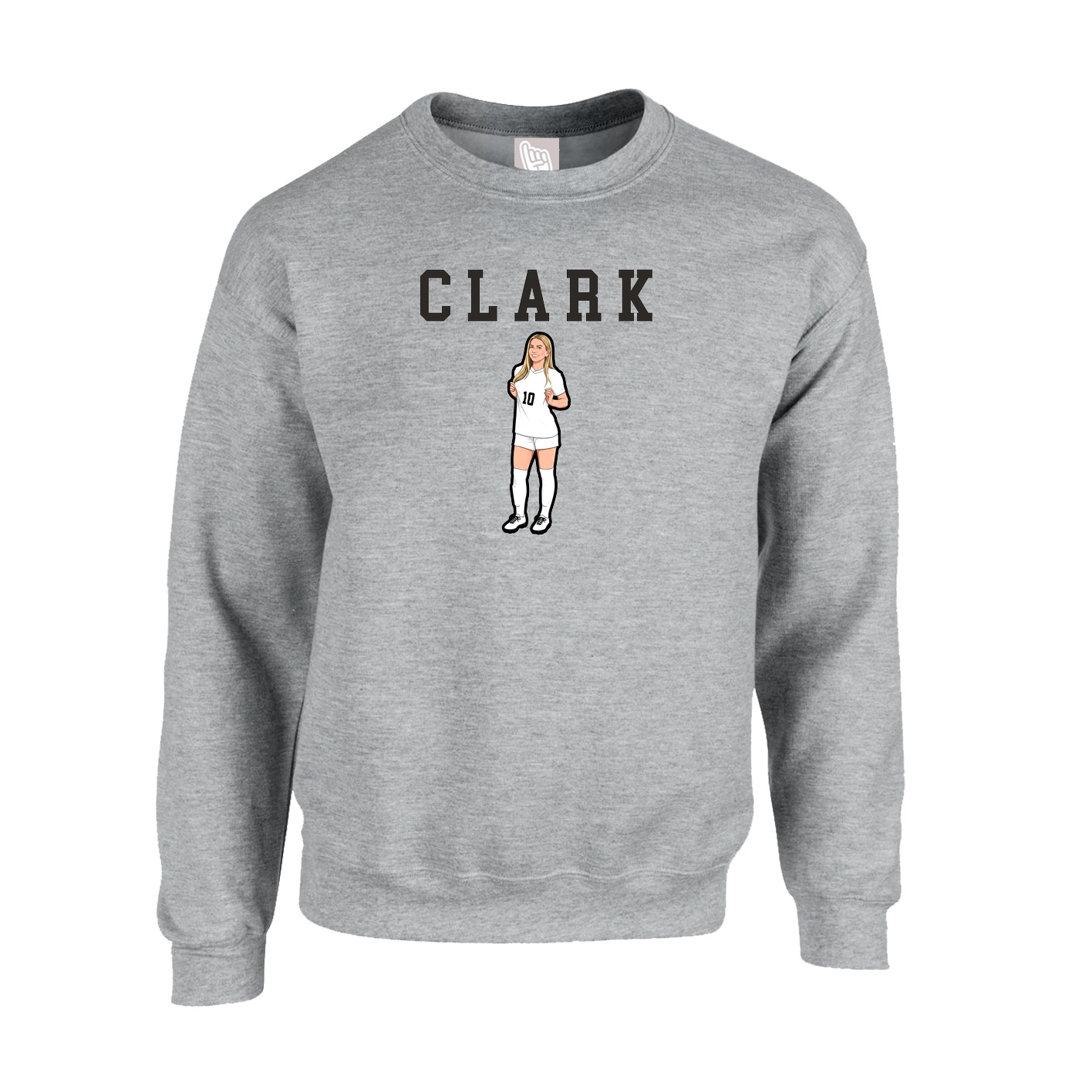 Fleece Crew — Shirsey in Grey