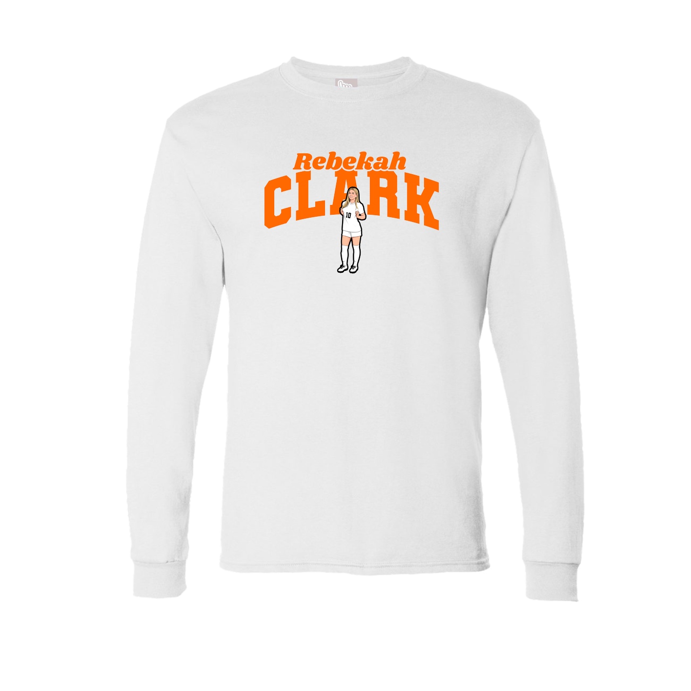 Long Sleeve Tee — Signature Arch in White