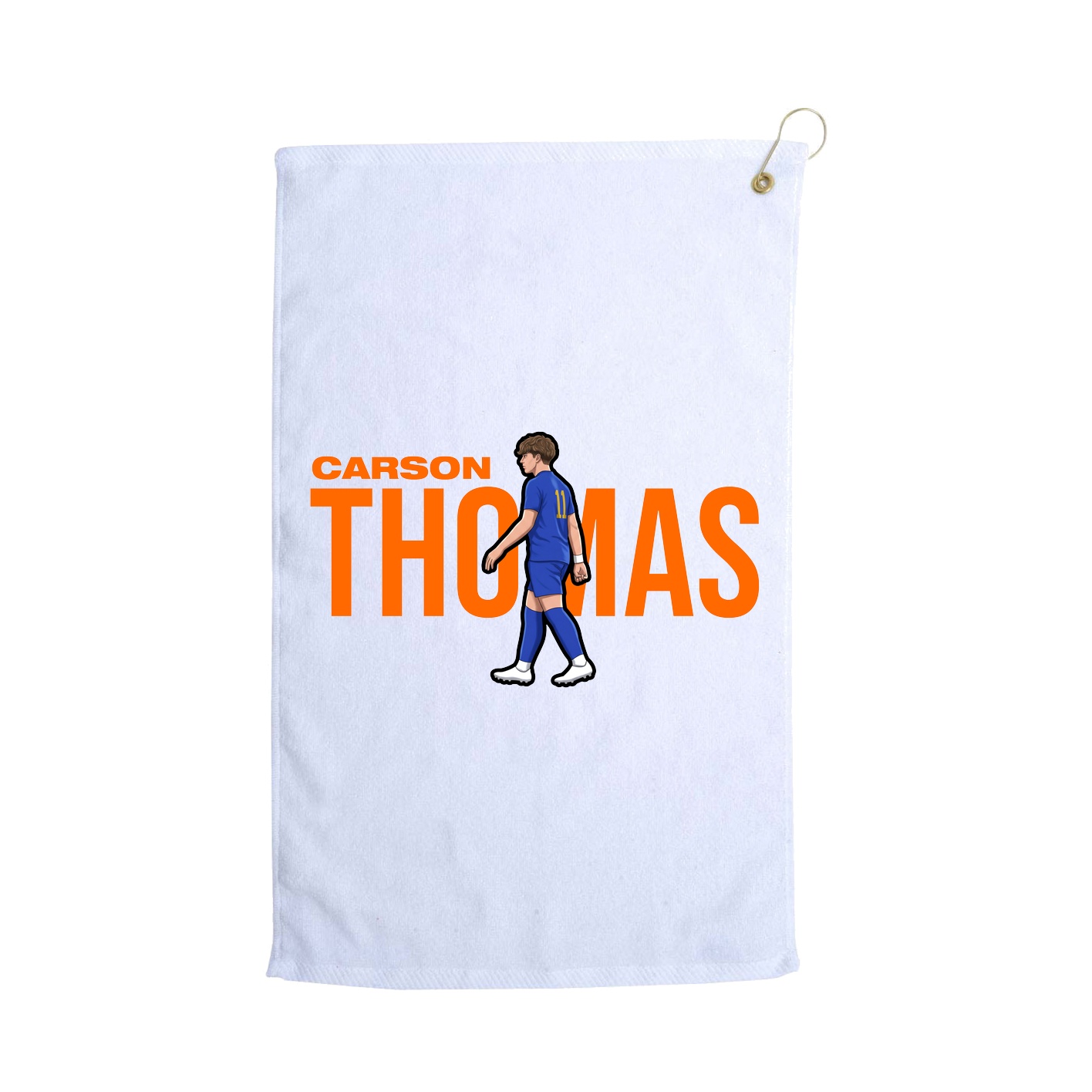 Golf Towel — Player Name in White