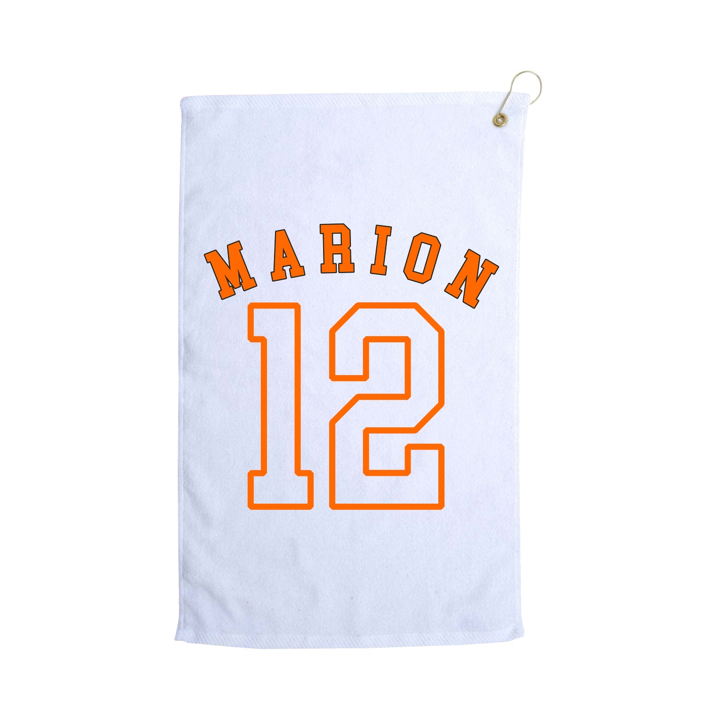 Golf Towel — Shirsey Arch in White