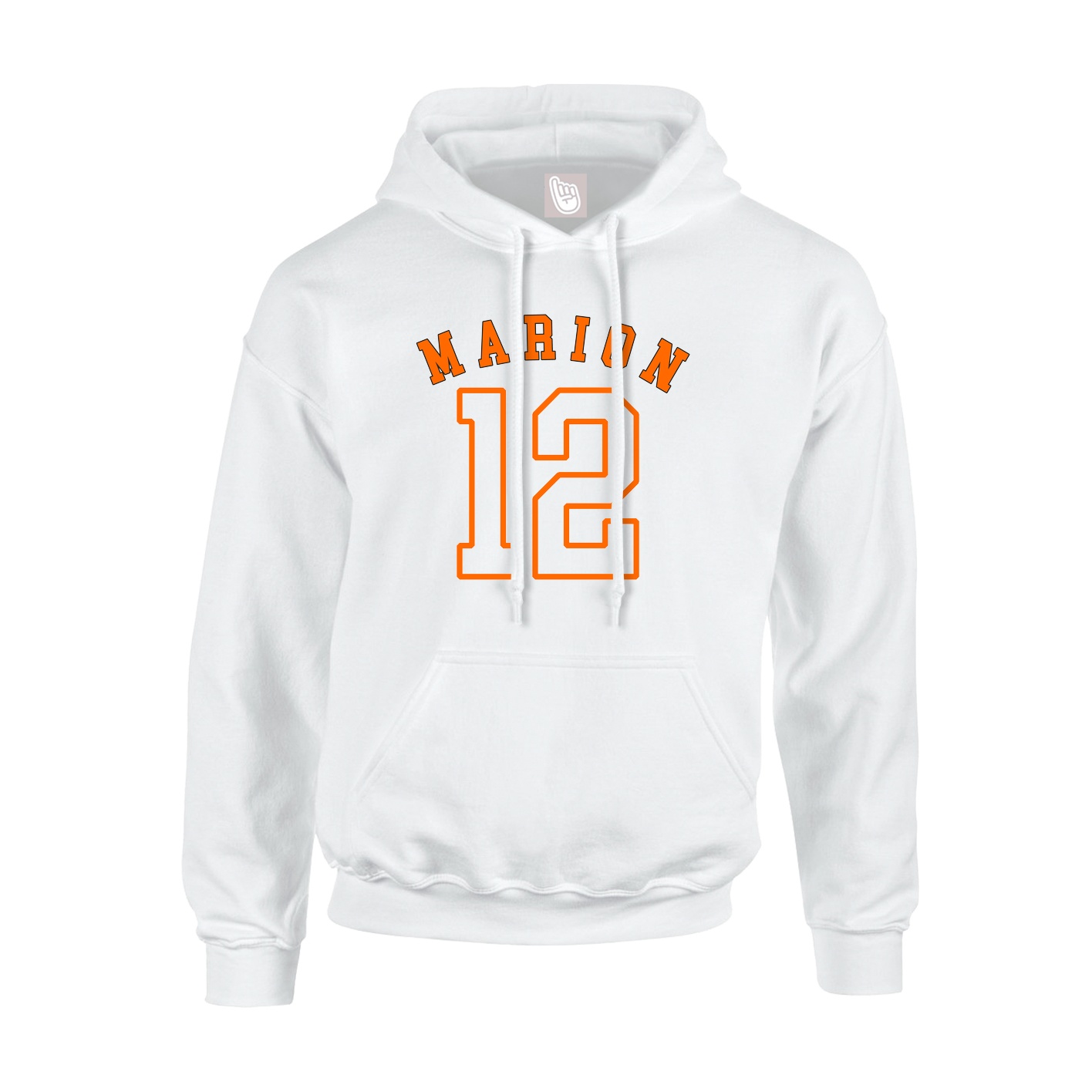 Hoodie — Shirsey Arch in White