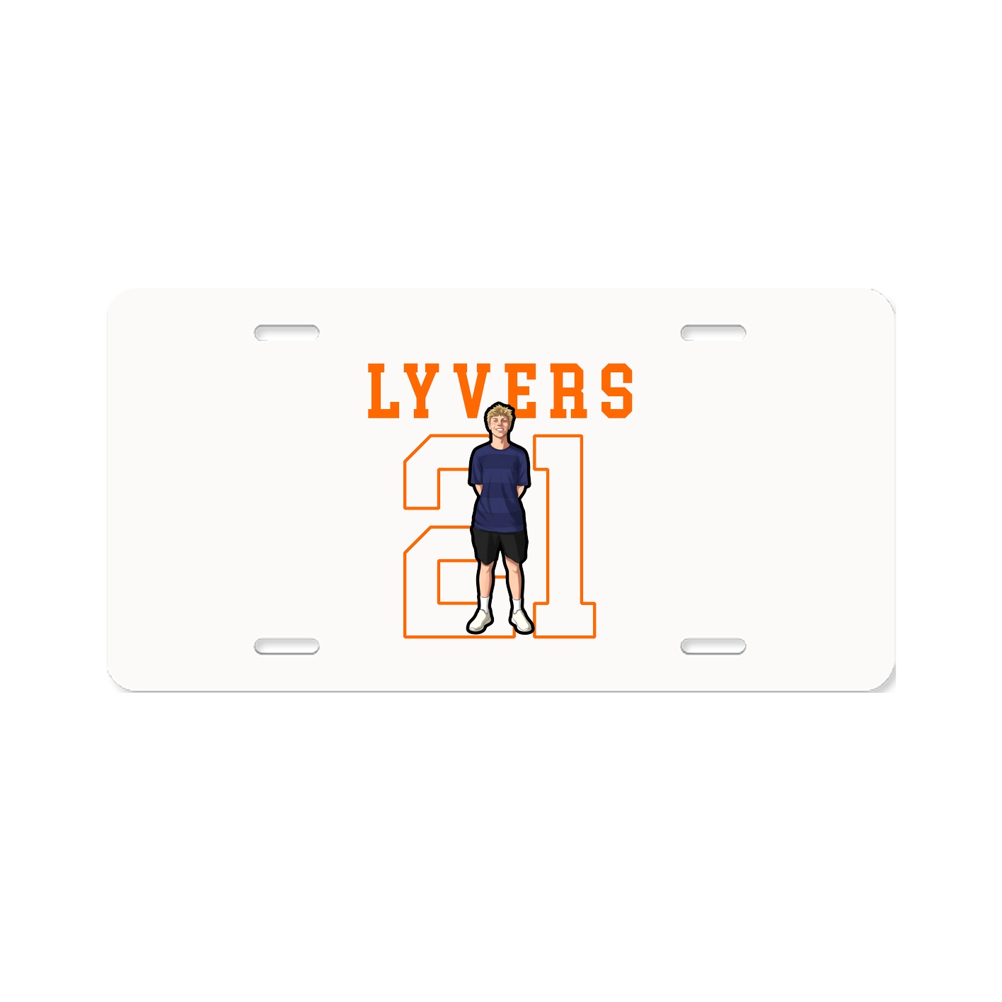 License Plate — Shirsey in Classic