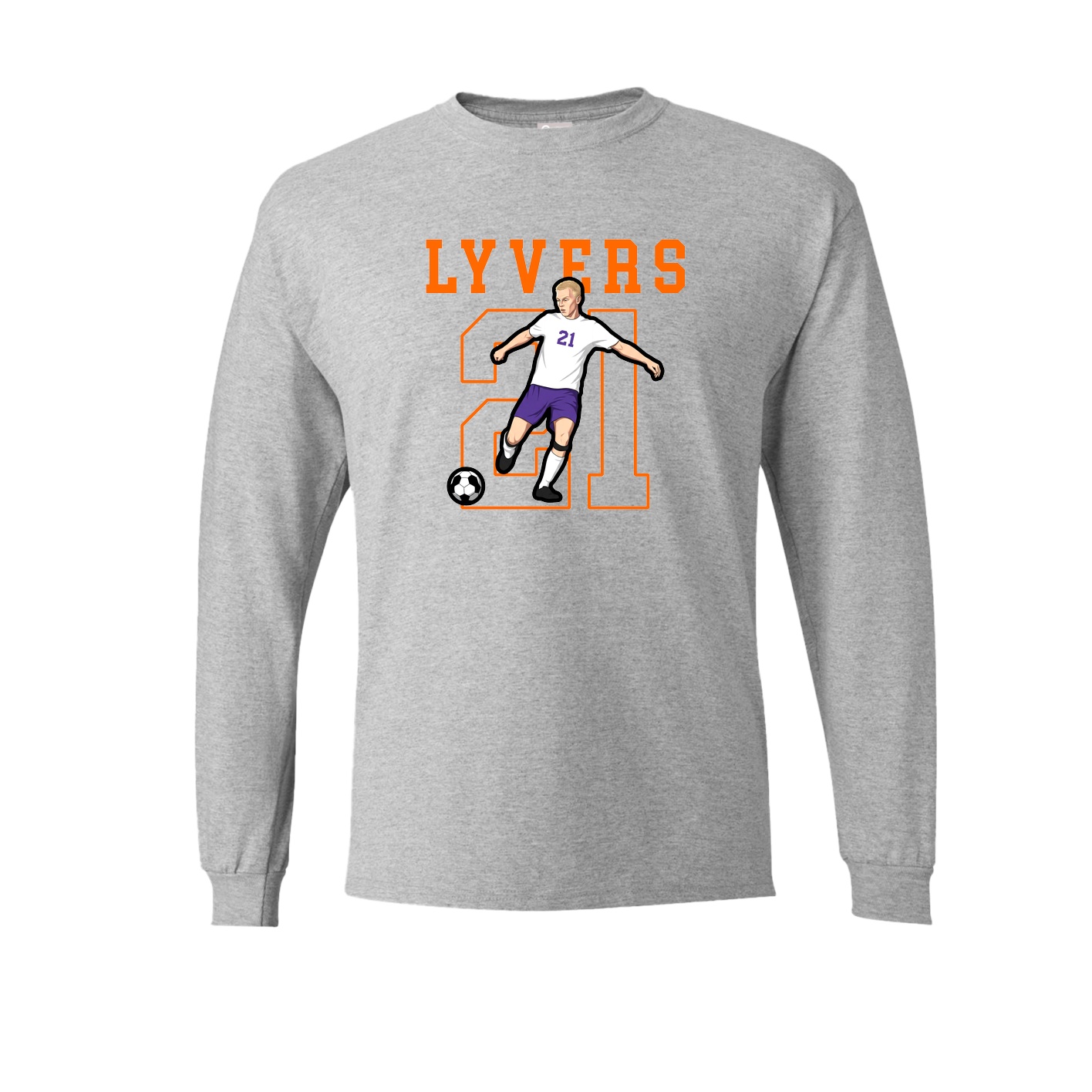 Long Sleeve Tee — Shirsey in Grey