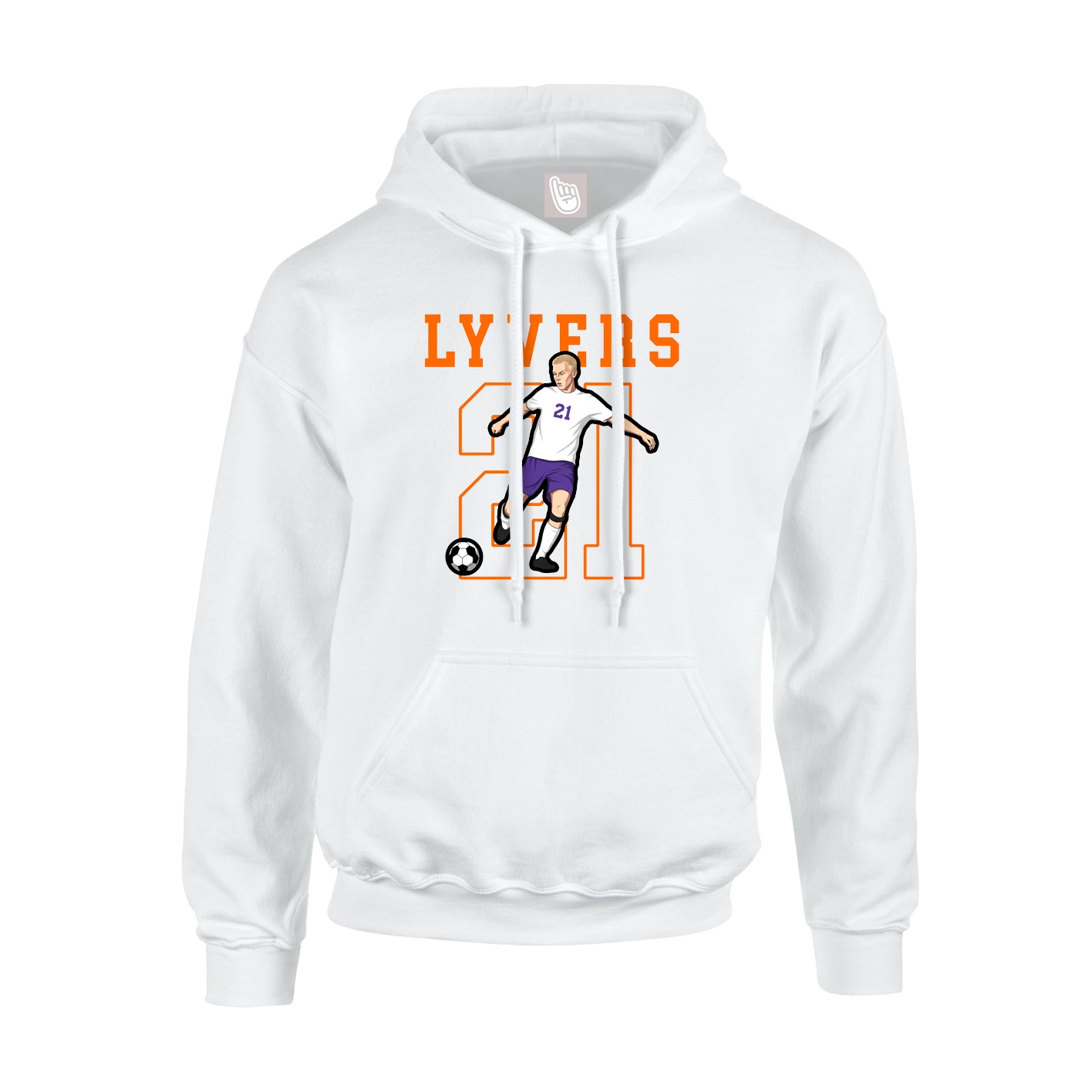 Hoodie — Shirsey in White