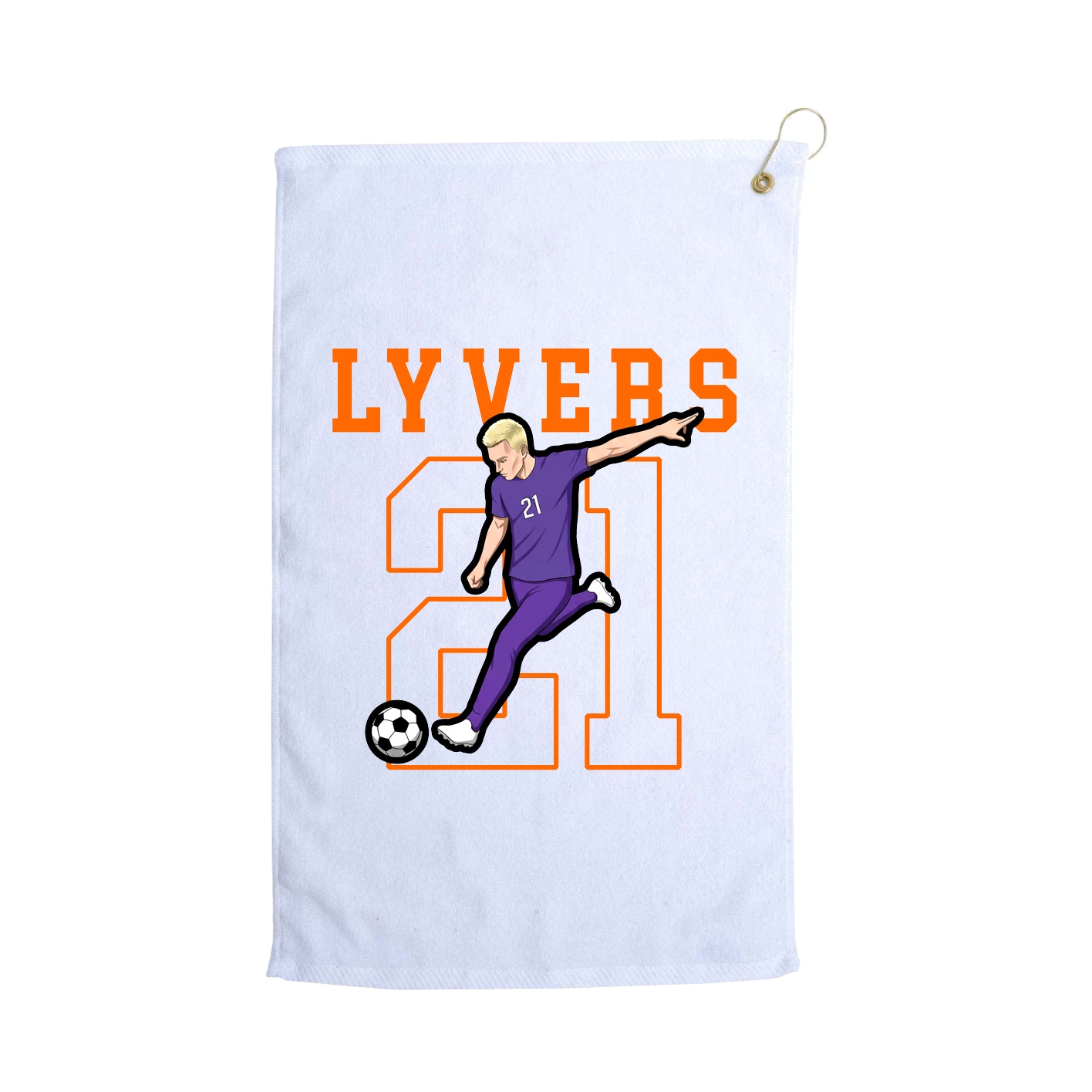 Golf Towel — Shirsey in White