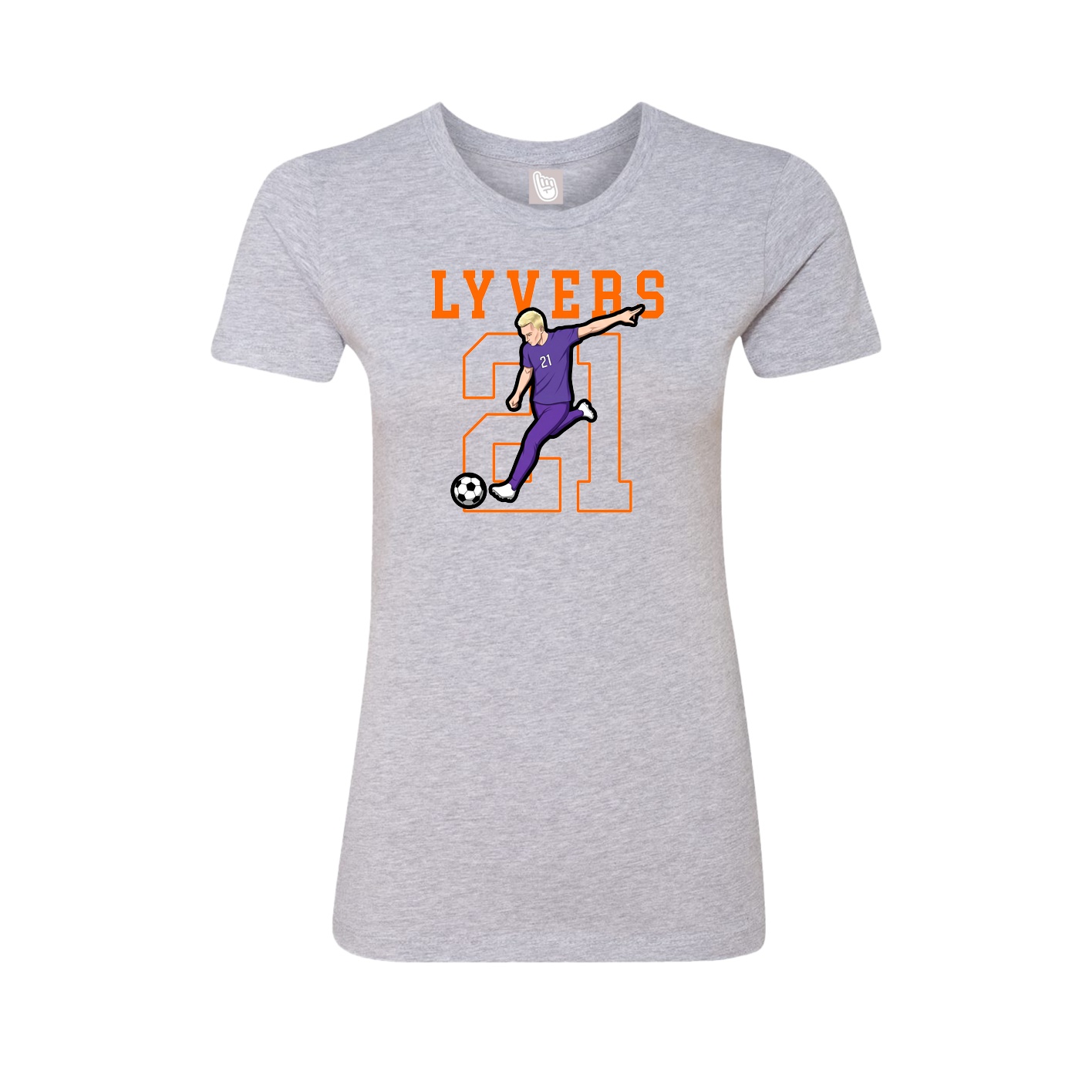 Fitted Women's Tee — Shirsey in Grey