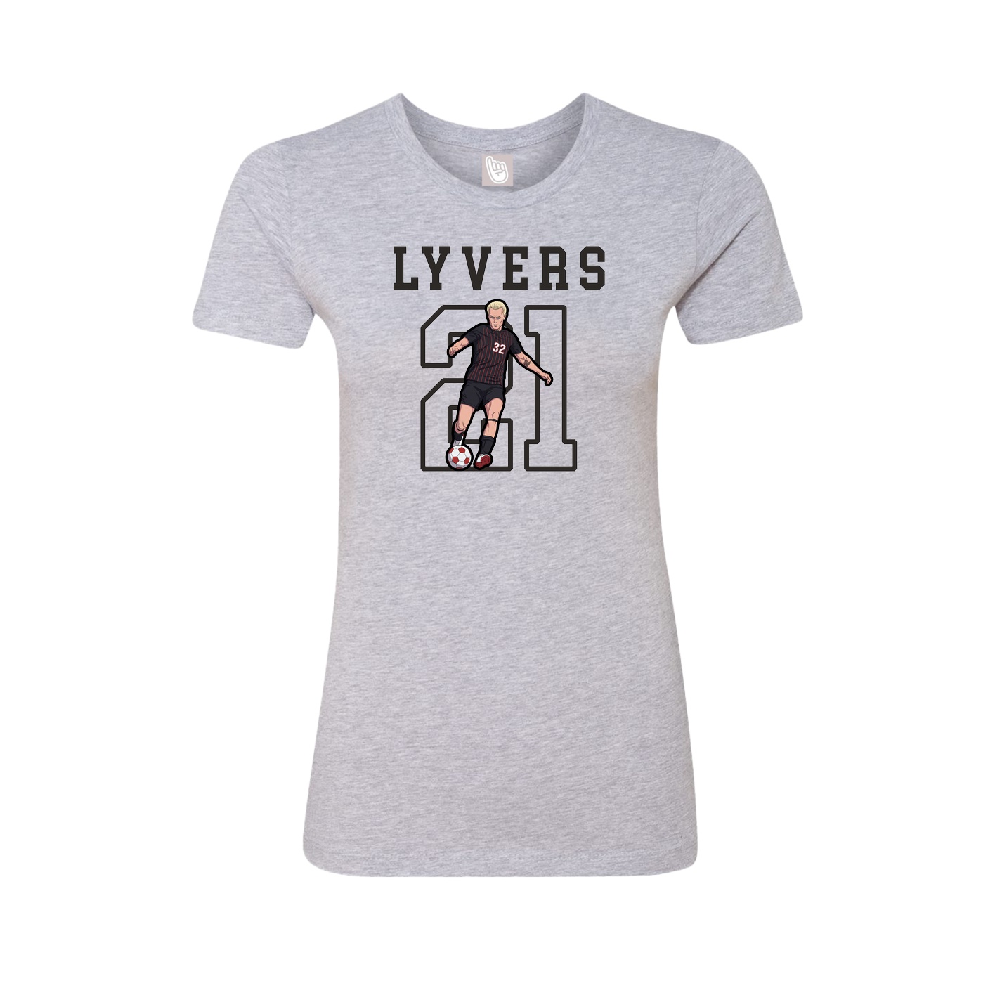 Fitted Women's Tee — Shirsey in Grey