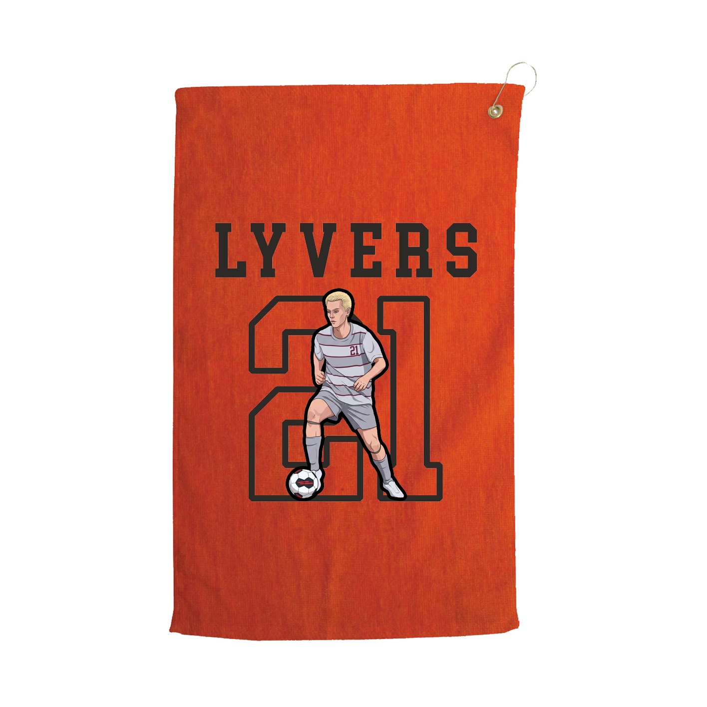 Golf Towel — Shirsey in Orange