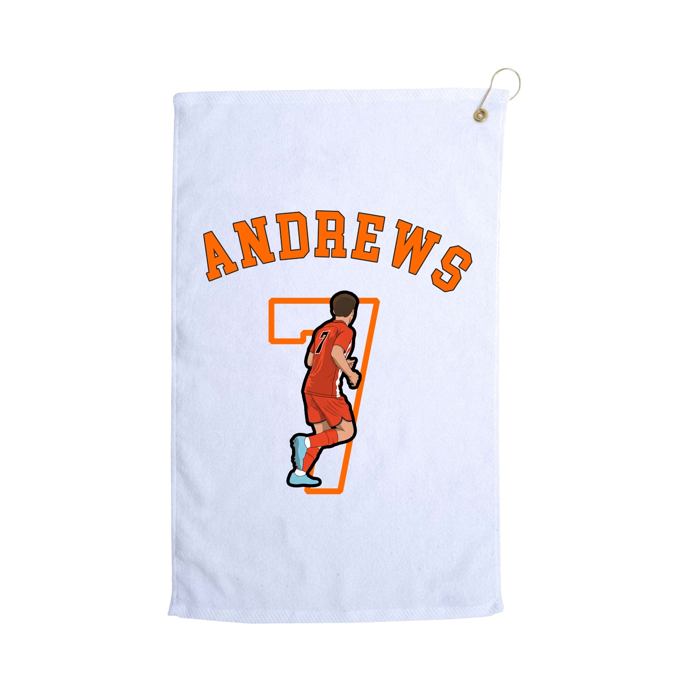 Golf Towel — Shirsey Arch in White