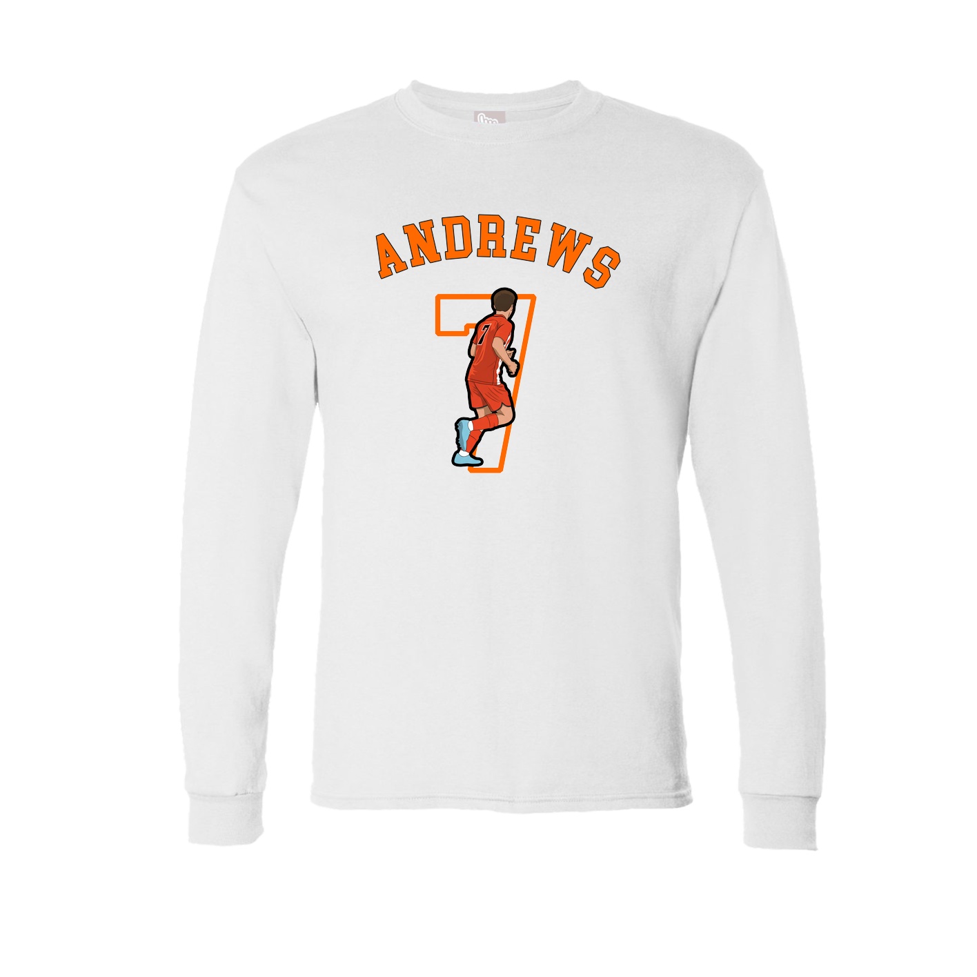 Long Sleeve Tee — Shirsey Arch in White