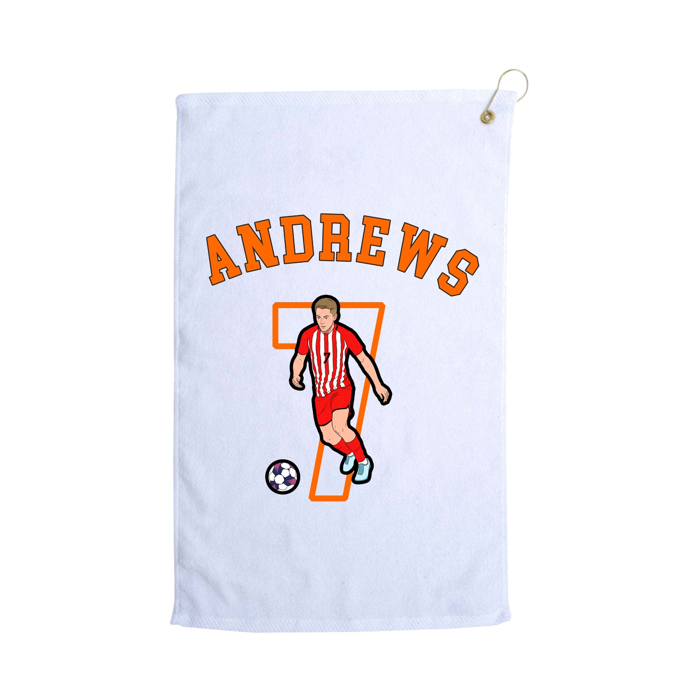 Golf Towel — Shirsey Arch in White