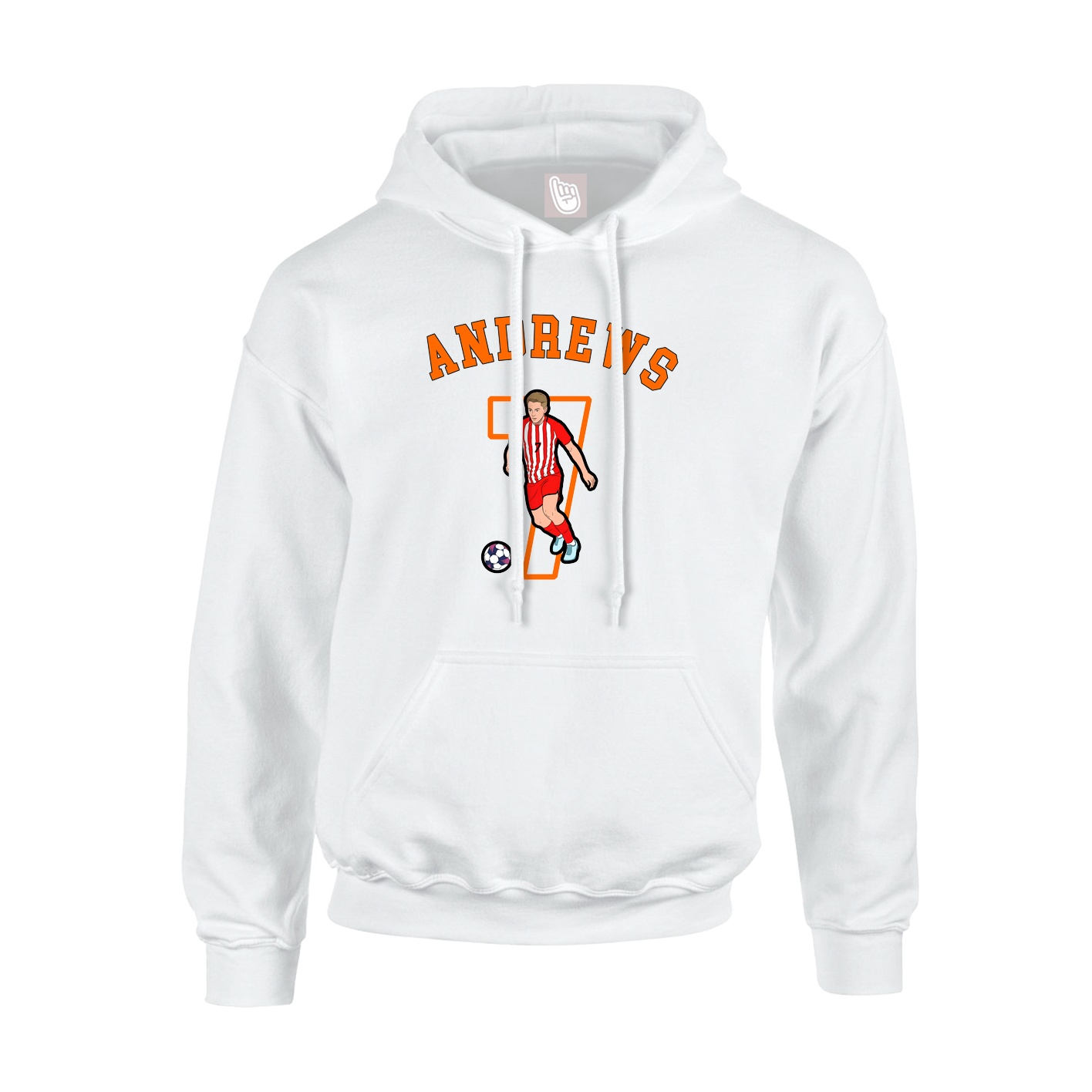 Hoodie — Shirsey Arch in White