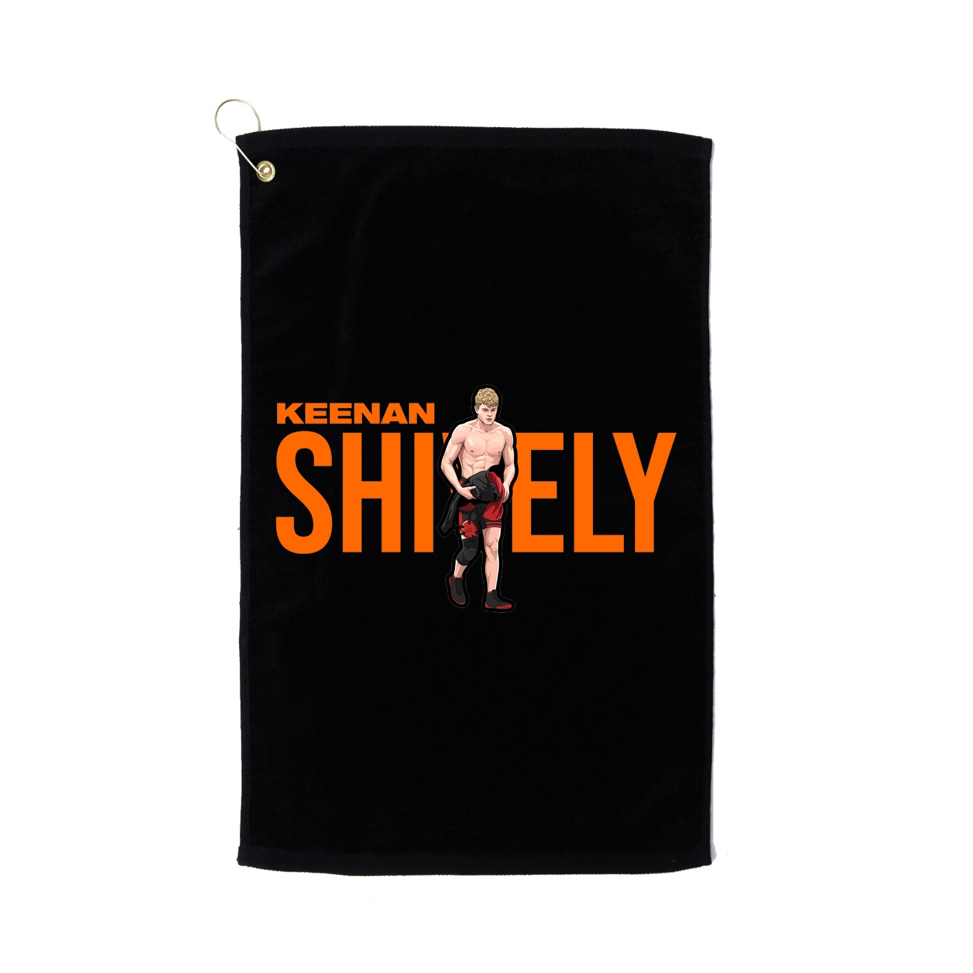 Golf Towel — Player Name in Black