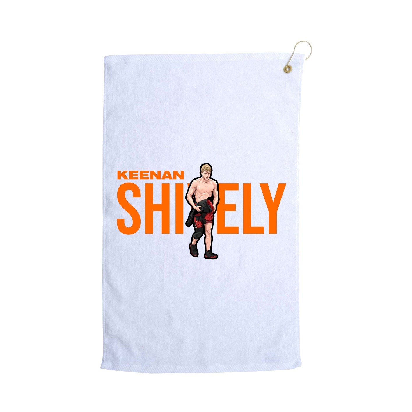 Golf Towel — Player Name in White