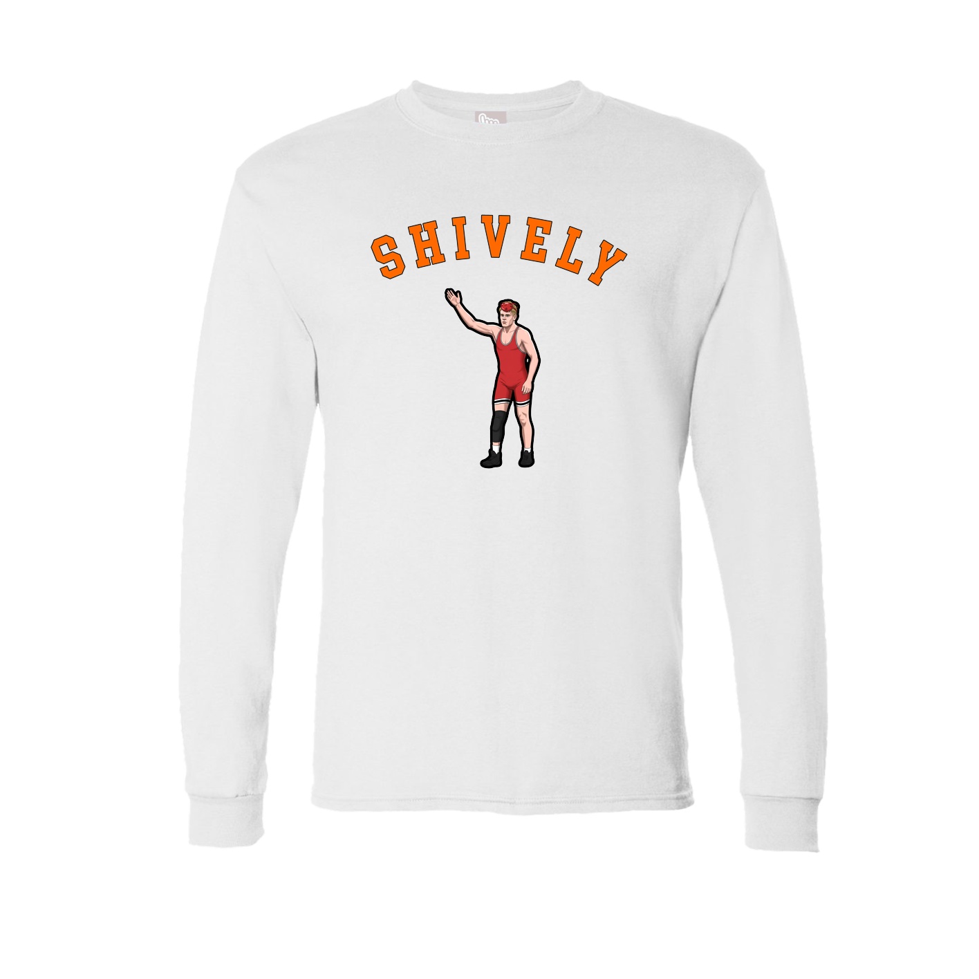 Long Sleeve Tee — Shirsey Arch in White