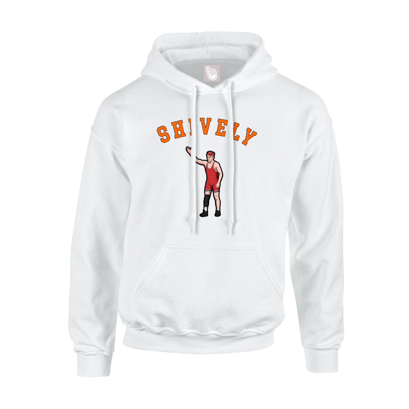Hoodie — Shirsey Arch in White